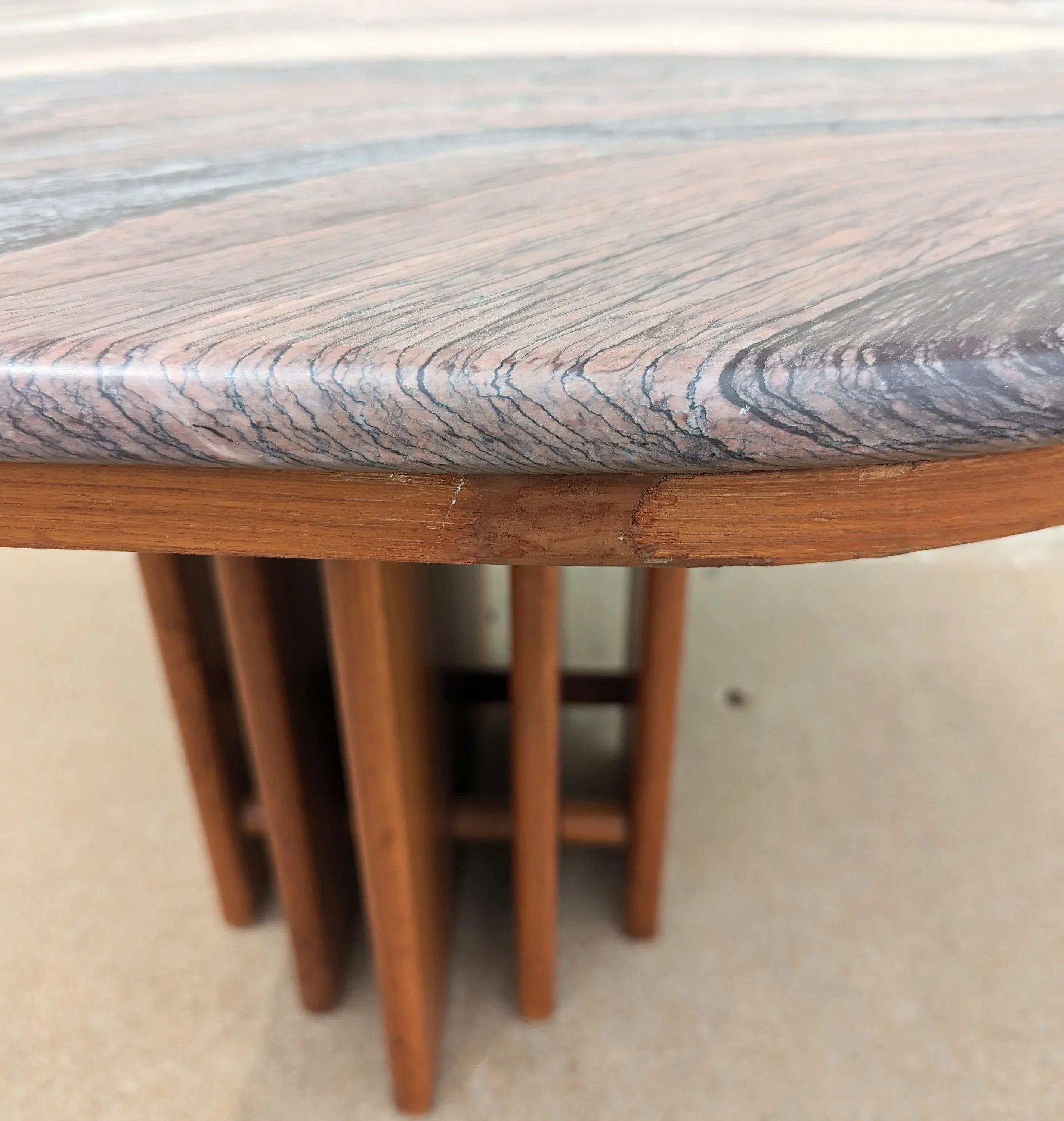Mid Century Danish Modern Side Tables by Marmorhuset