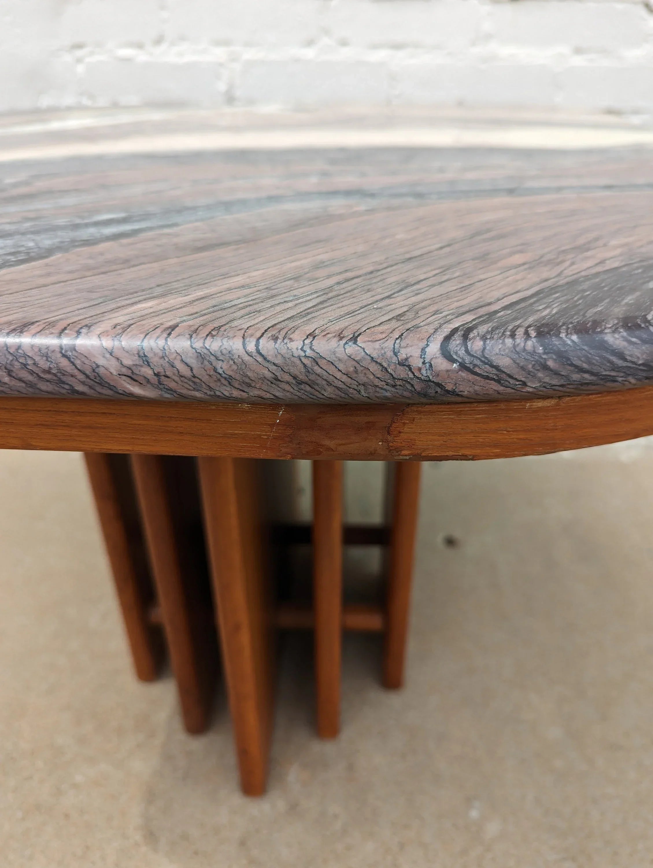 Mid Century Danish Modern Side Tables by Marmorhuset