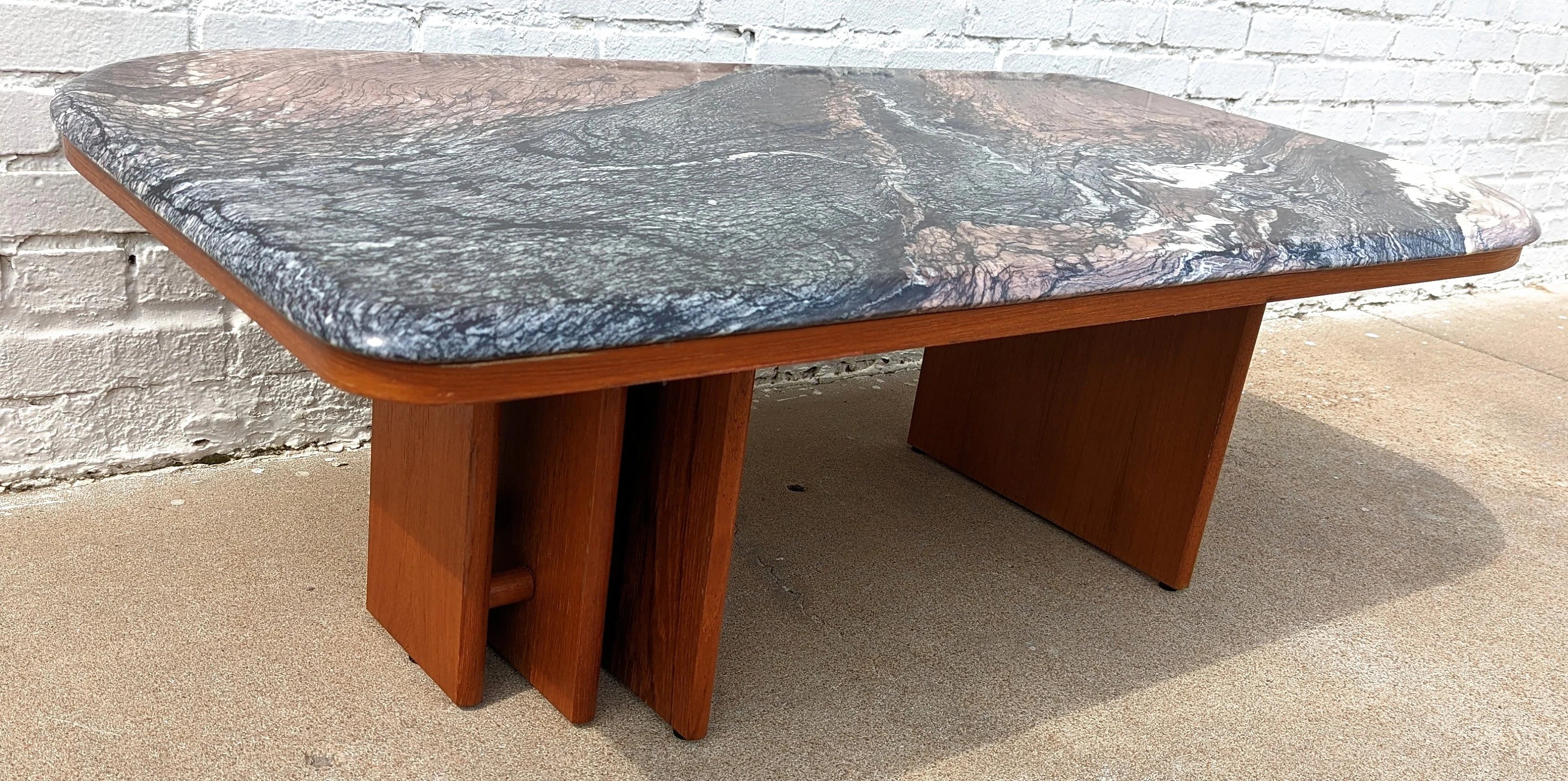 Mid Century Danish Modern Side Tables by Marmorhuset