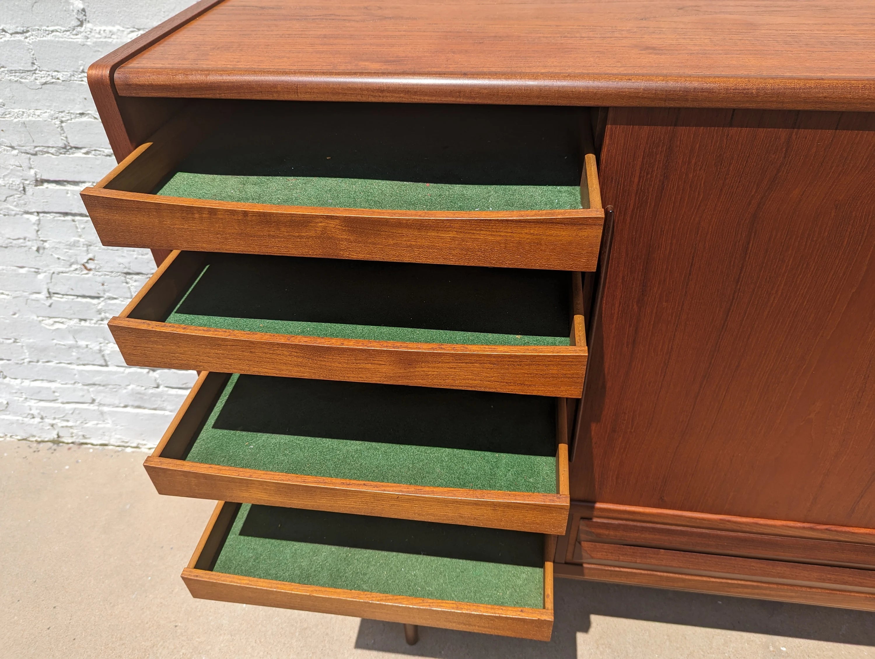 Mid Century Danish Modern Teak Cocktail Cabinet