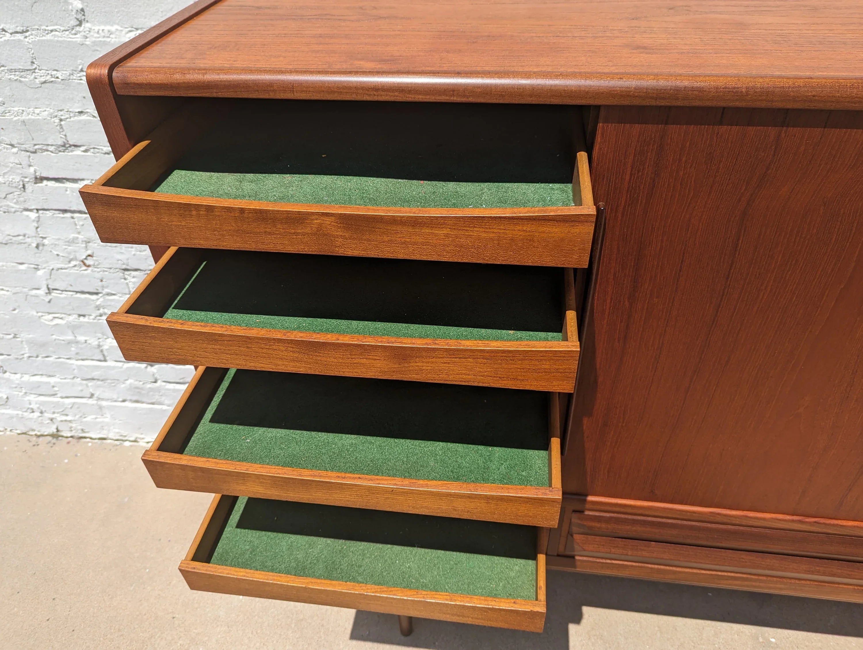 Mid Century Danish Modern Teak Cocktail Cabinet