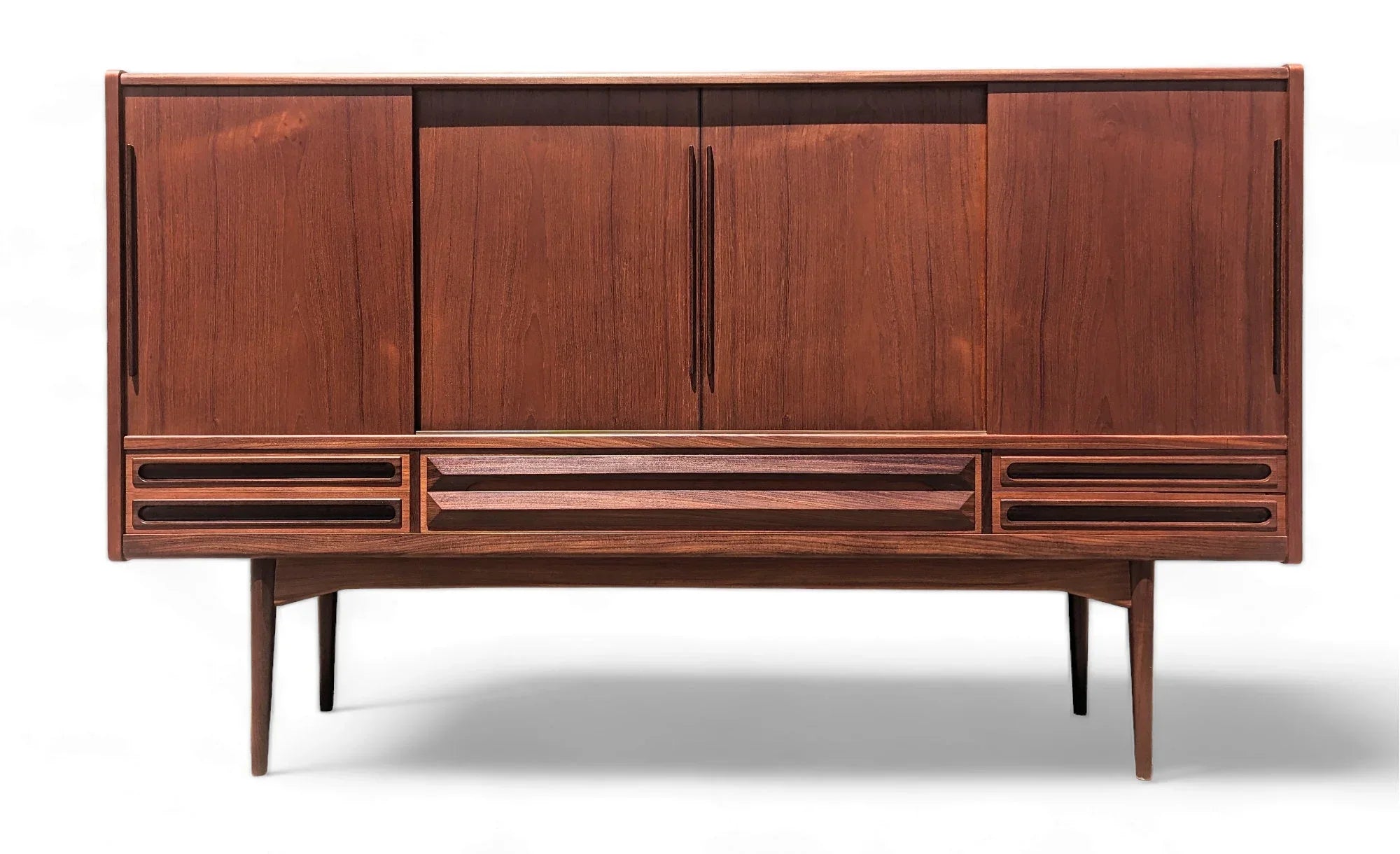 Mid Century Danish Modern Teak Cocktail Cabinet