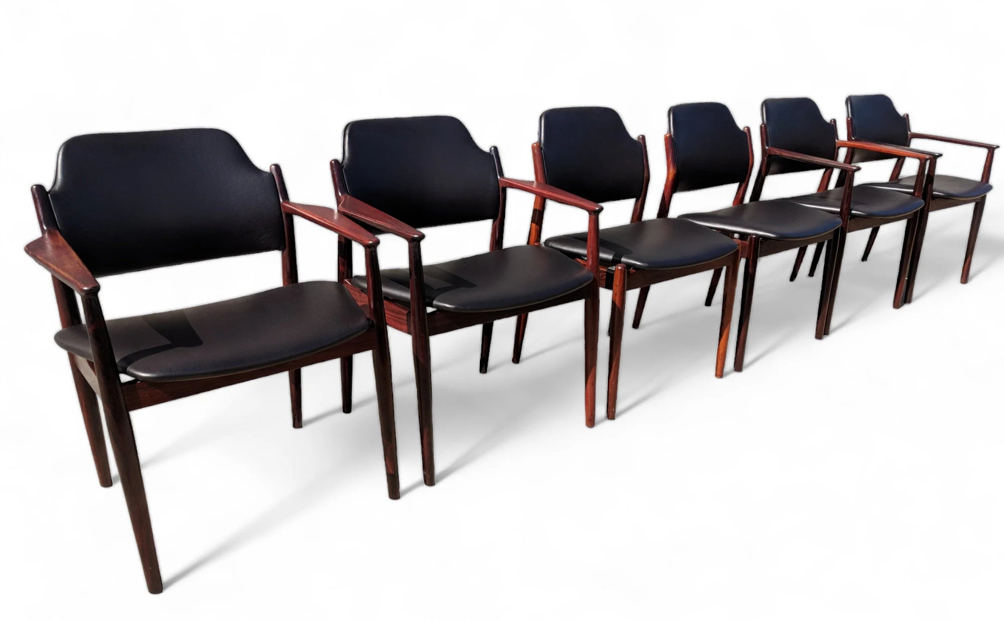 Mid Century Modern Arne Vodder Dining Table and Chairs