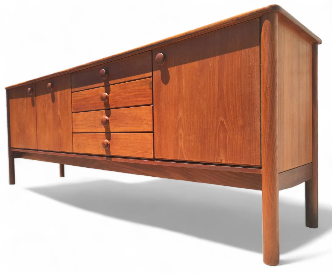 Mid Century Modern Danish Inspired Teak Credenza