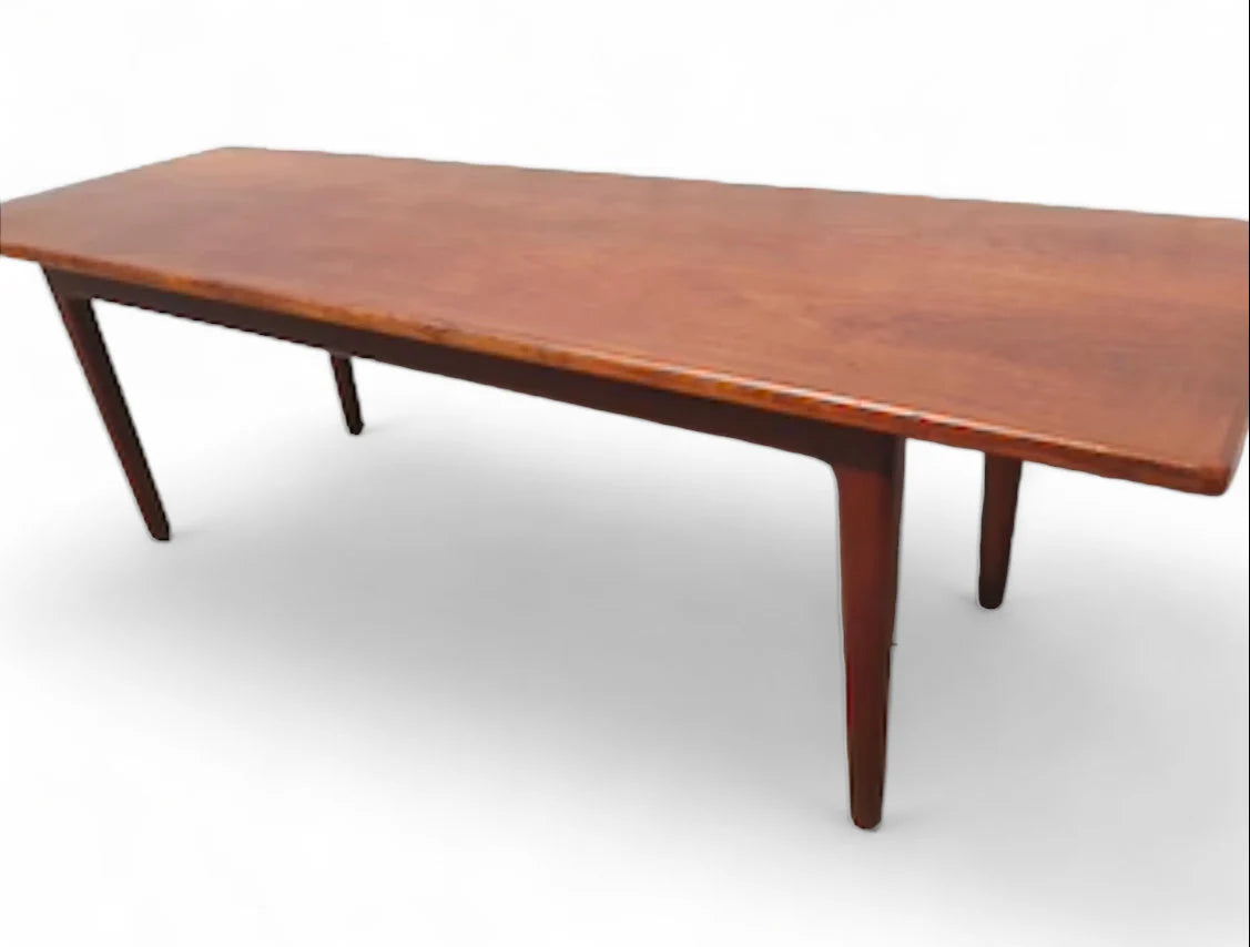 Mid Century Danish Modern Teak Elevating Coffee Table
