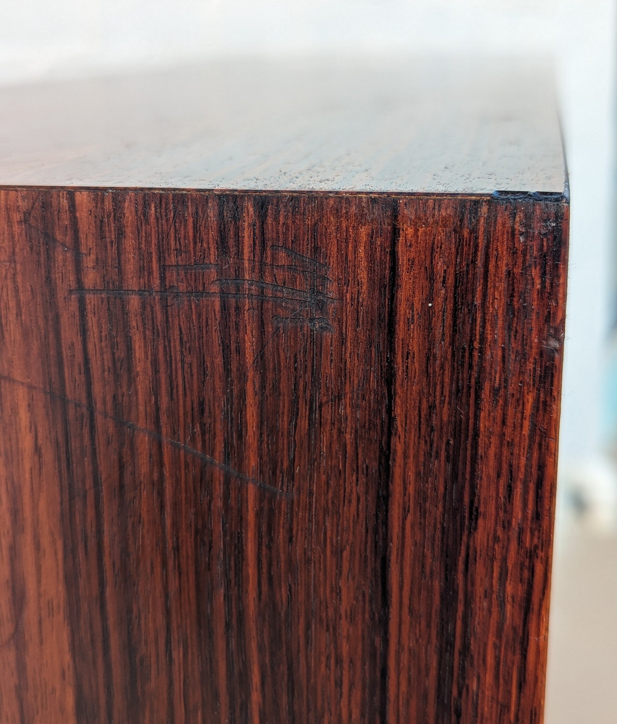 Mid Century Danish Modern Rosewood Bookcase