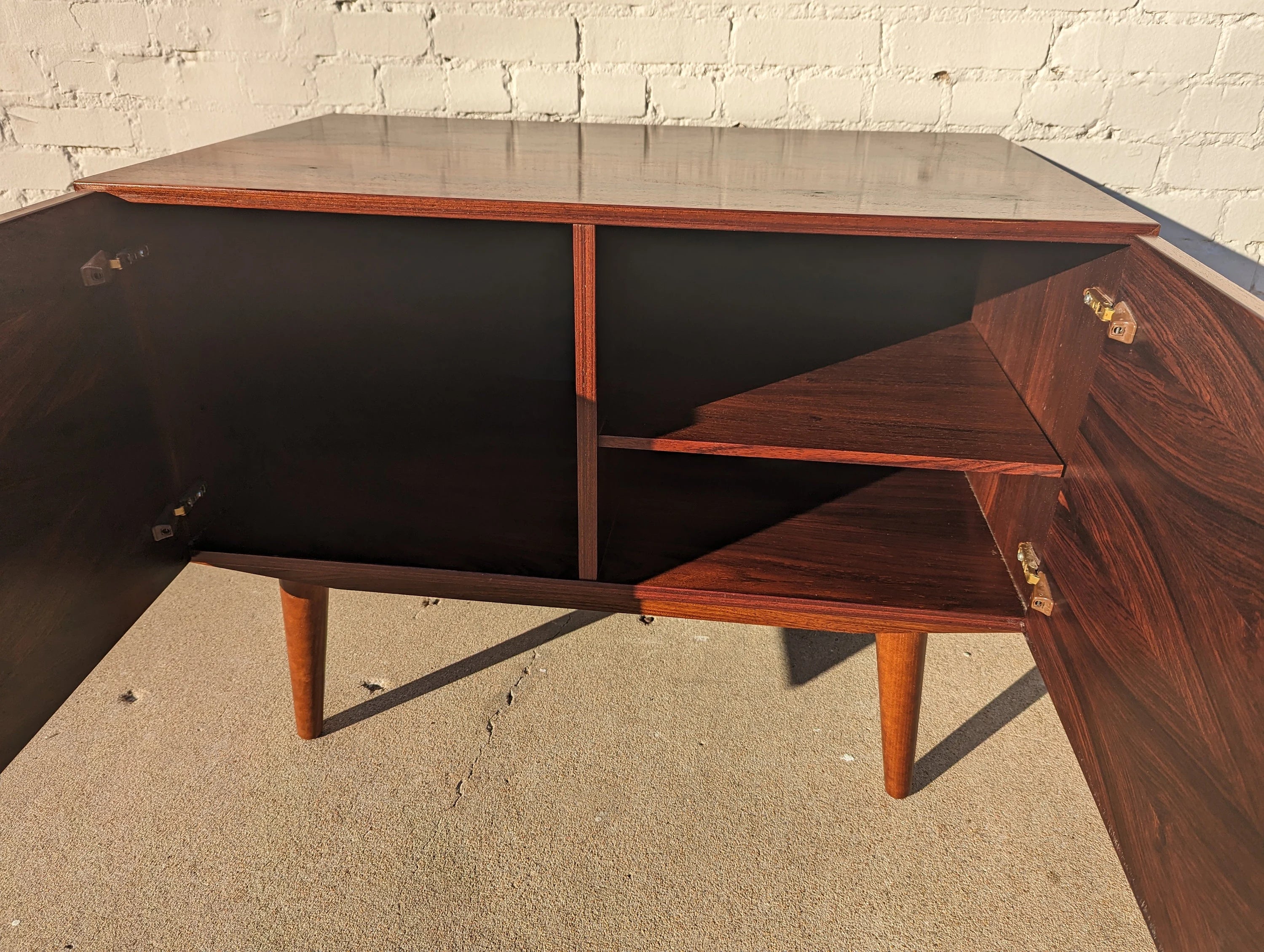 Mid Century Danish Modern Kofod Larsen Rosewood Cabinet
