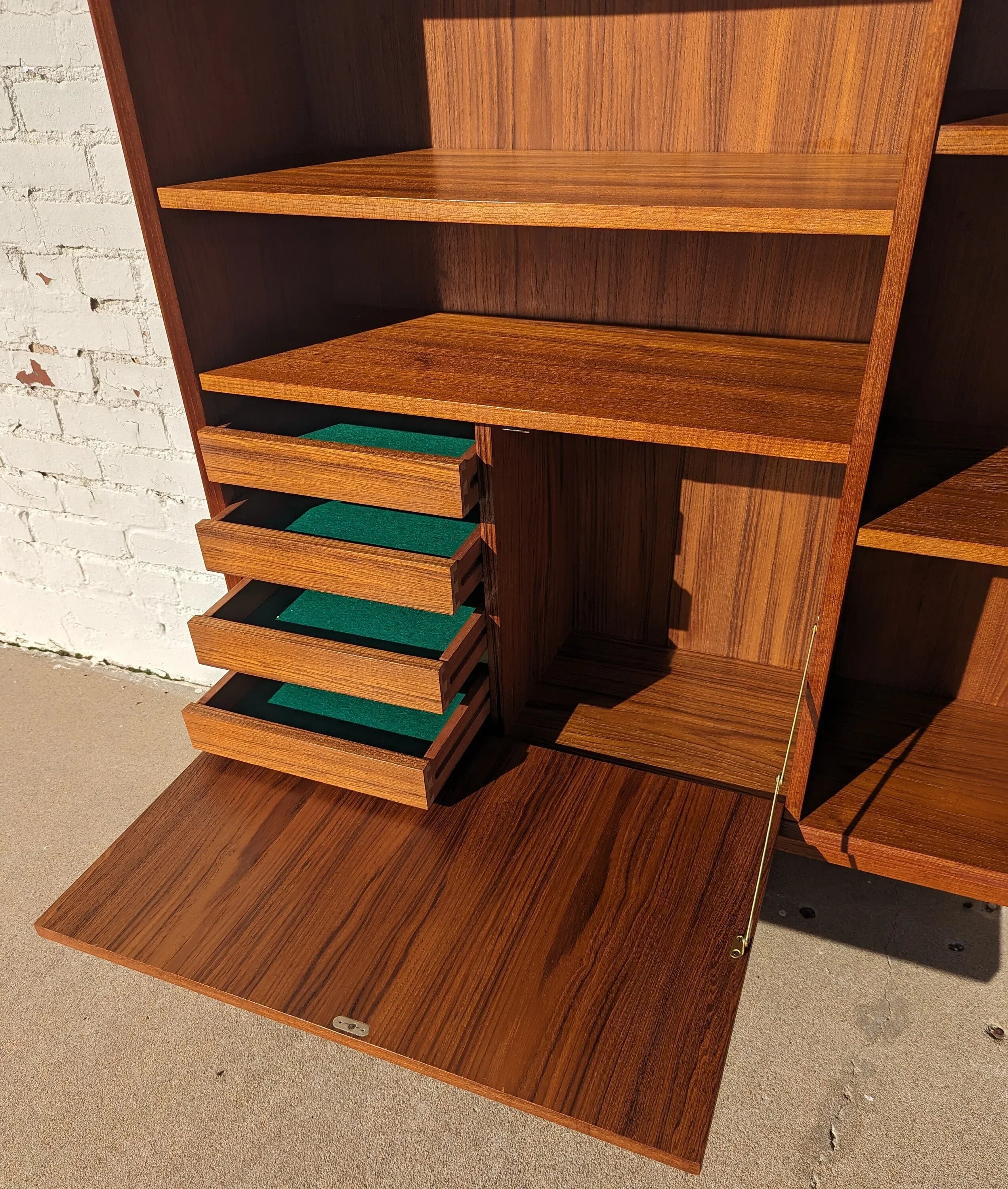 Mid Century Danish Modern Teak Bookcase