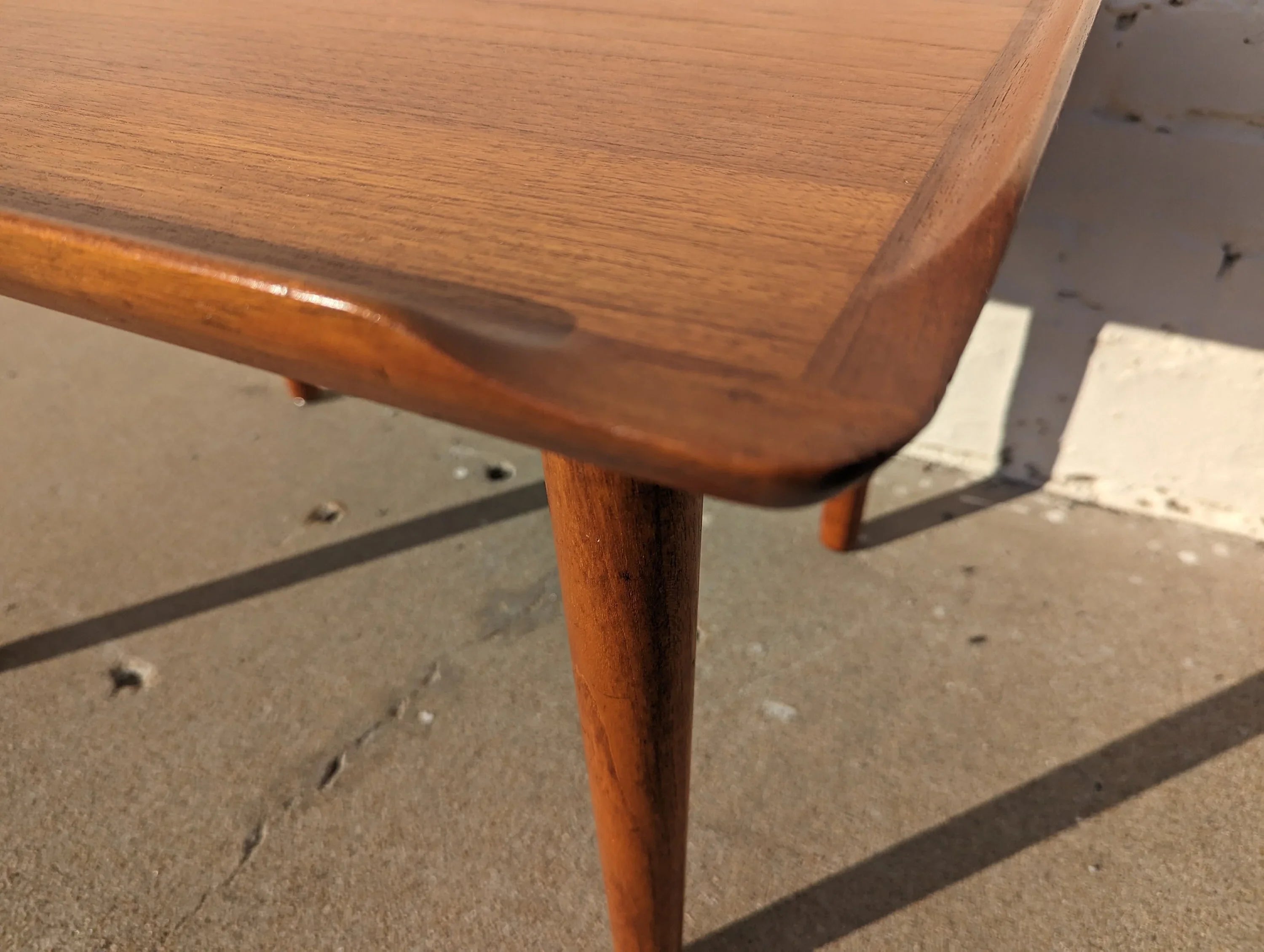 Mid Century Danish Modern Side Table by Poul Jensen