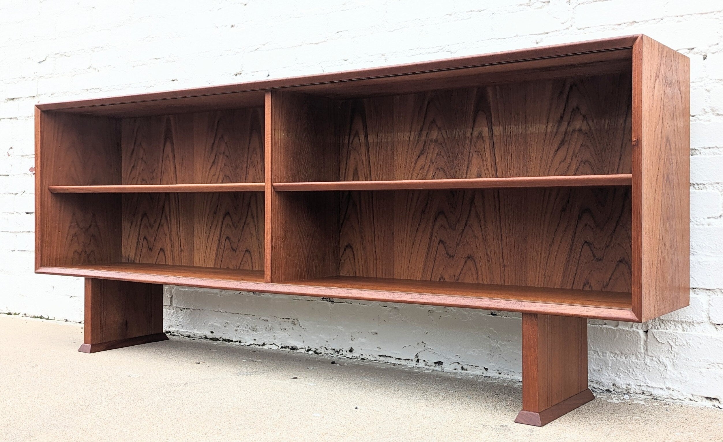 Mid Century Danish Modern Teak Bookcase