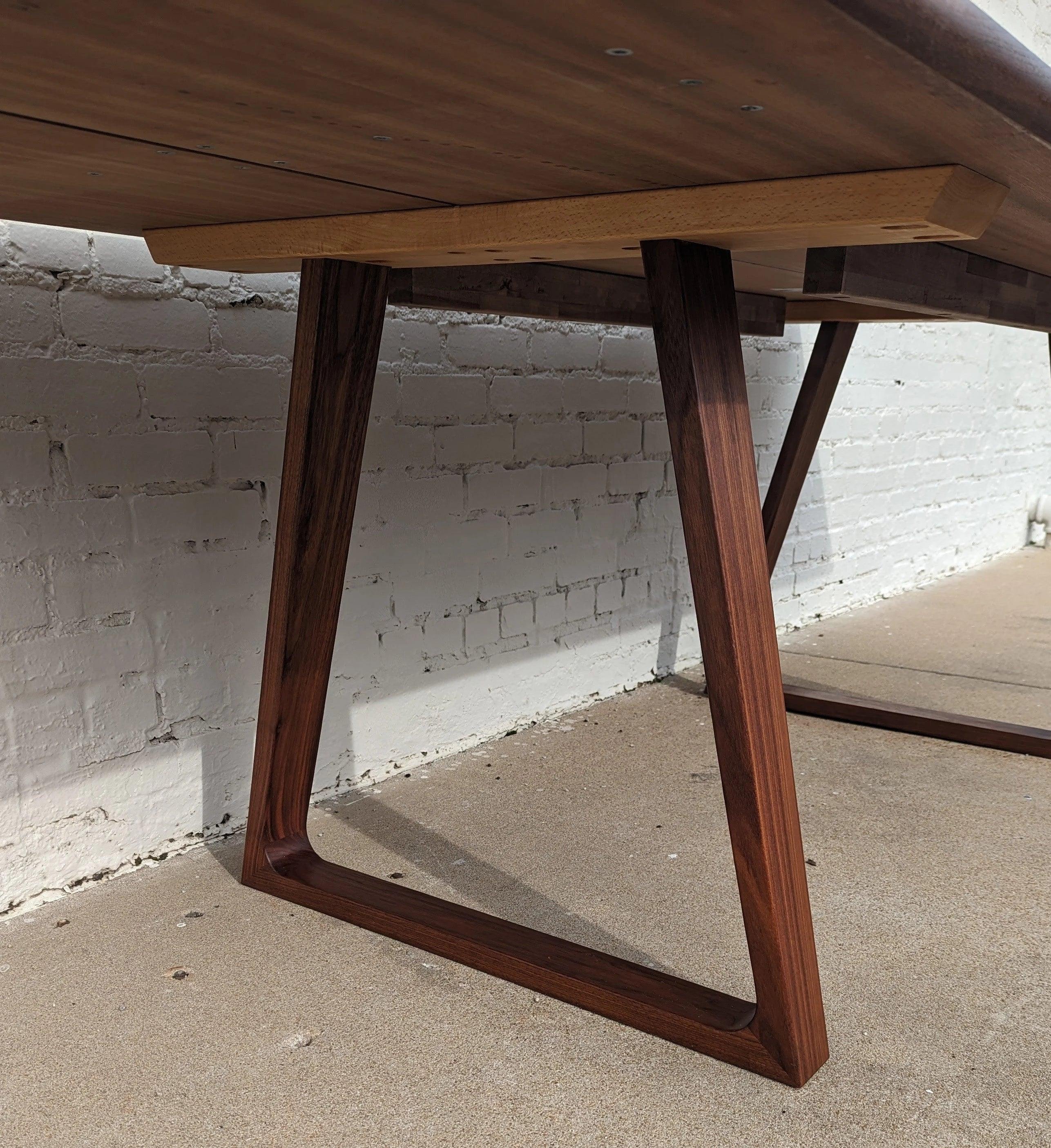Mid Century Modern Skovby Plank Dining Table