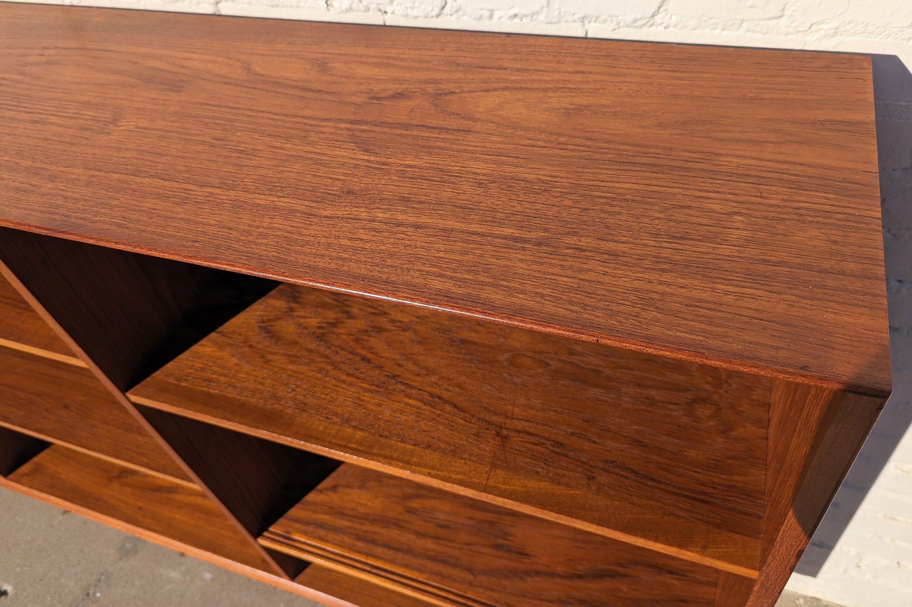 Mid Century Danish Modern Teak Bookcase