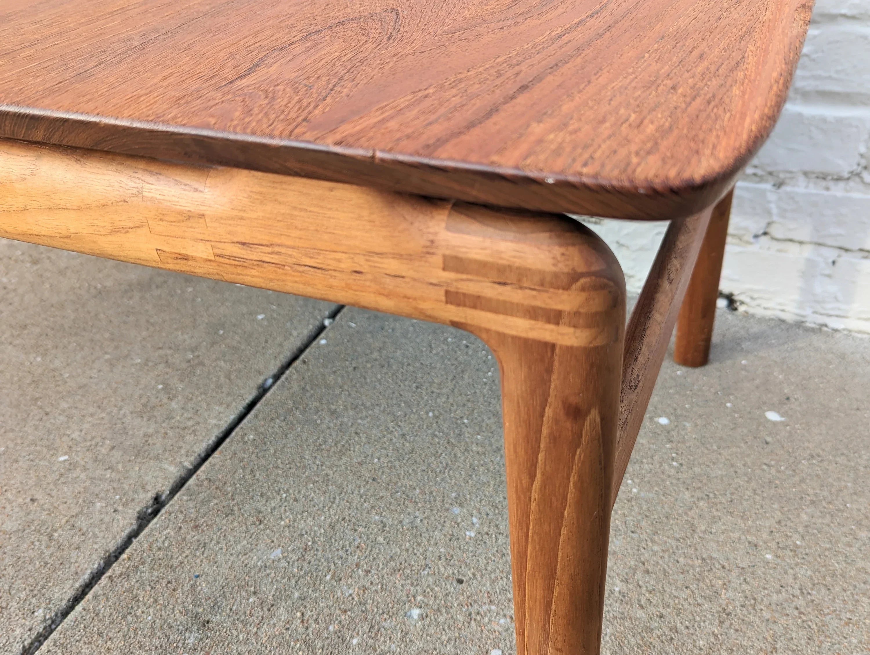 Mid Century Danish Modern Hvidt & Molgaard Teak Coffee Table
