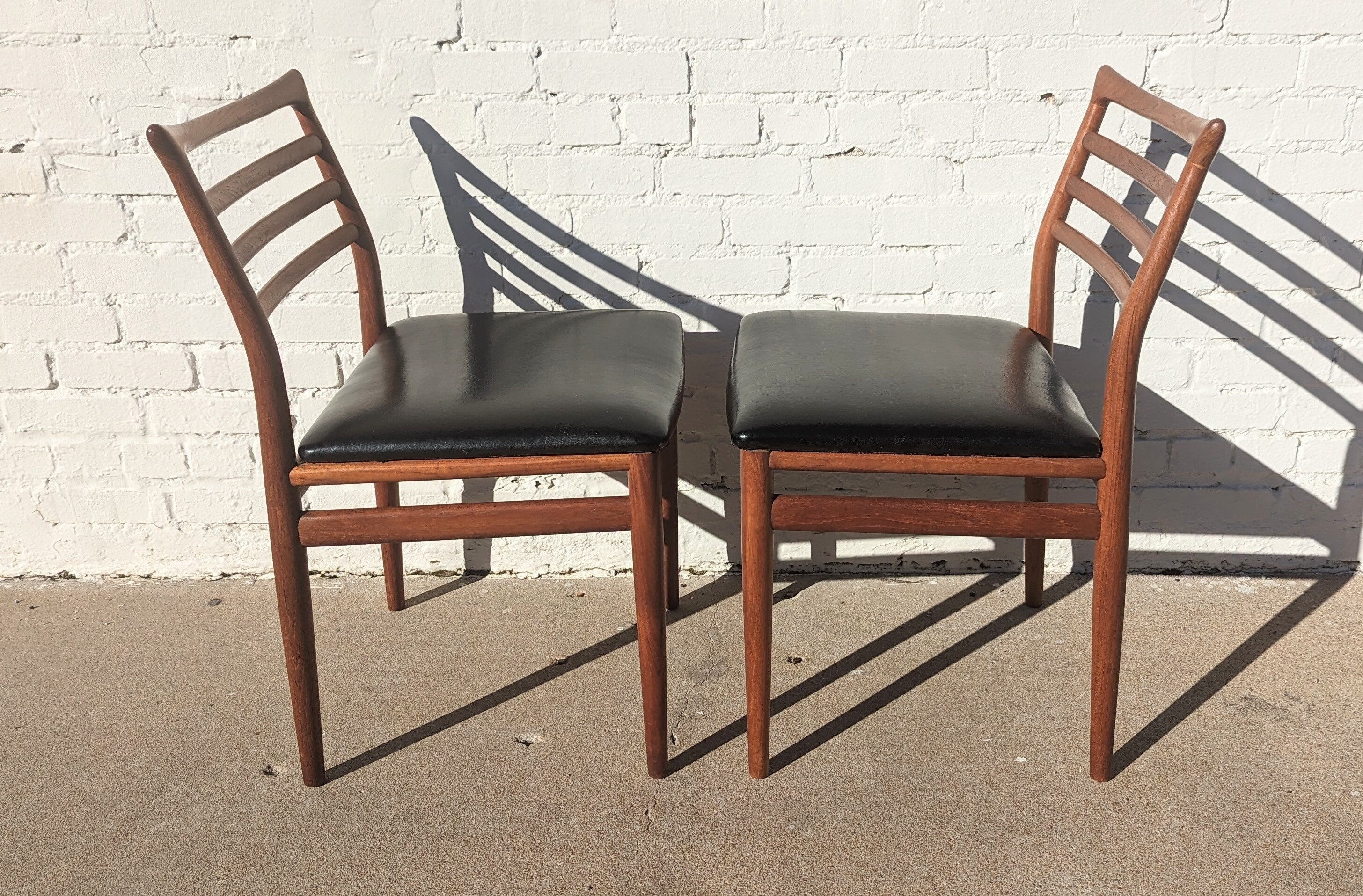 Mid Century Danish Modern Erling Torvits Dining Chairs