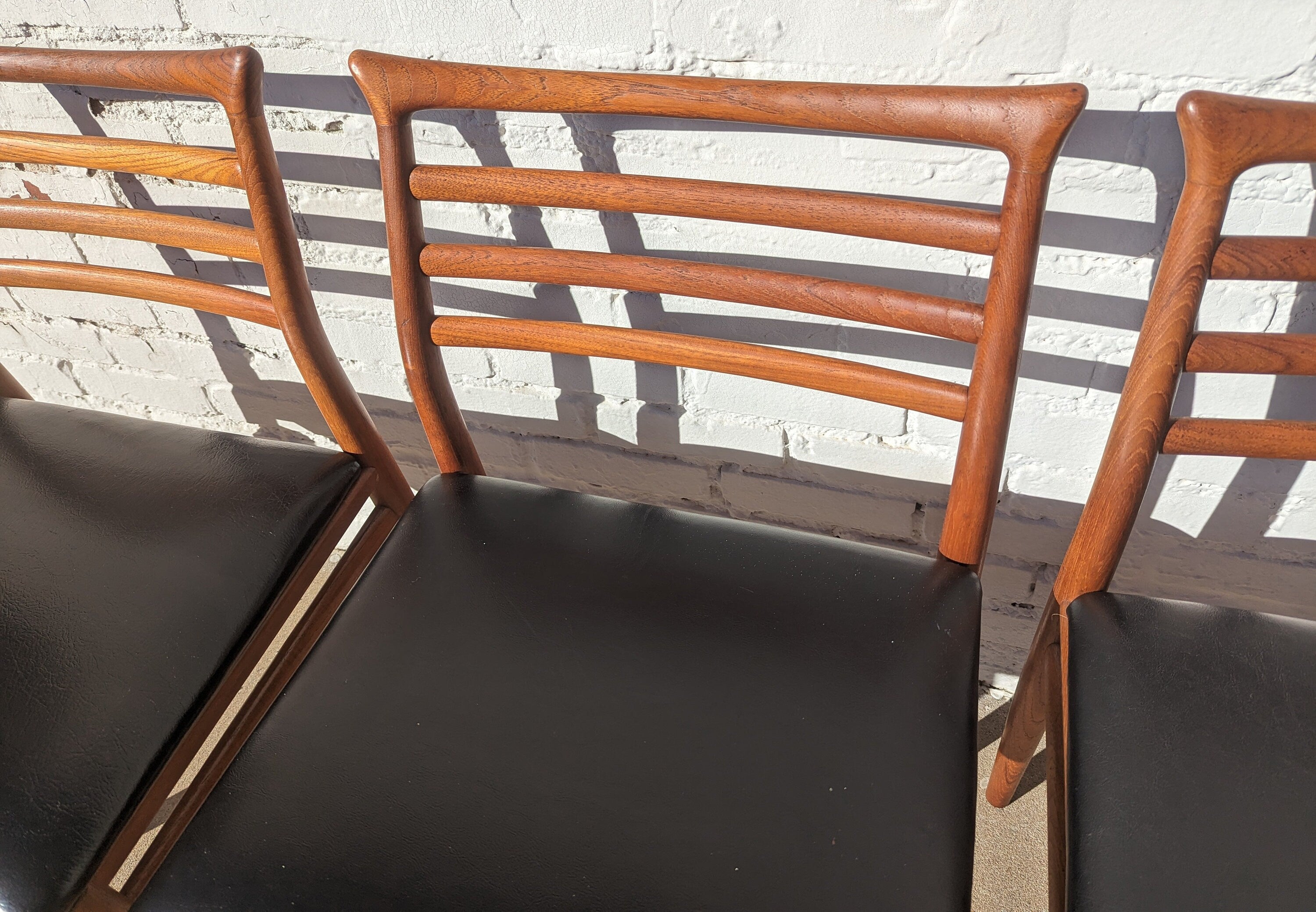 Mid Century Danish Modern Erling Torvits Dining Chairs