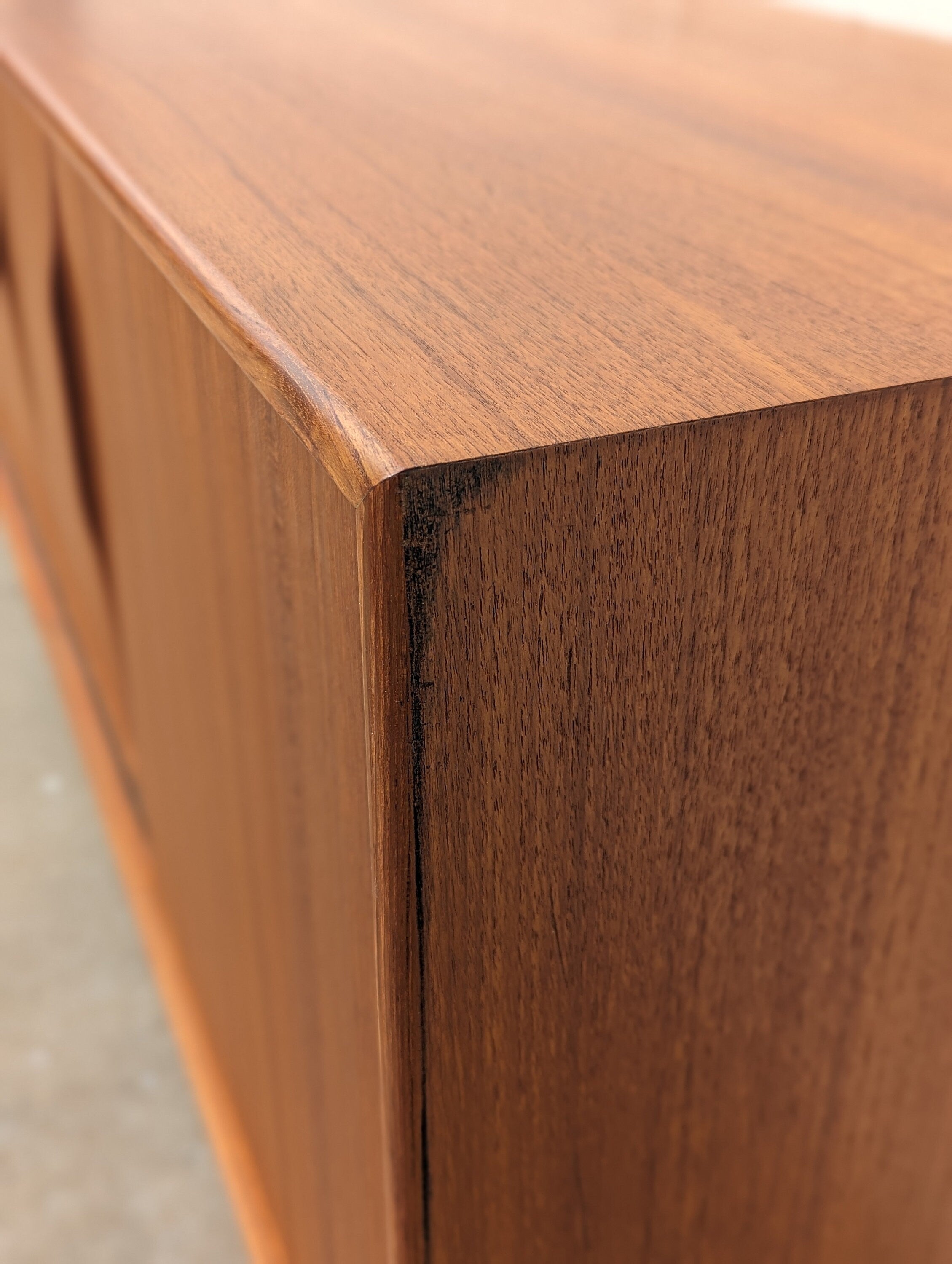 Mid Century Danish Modern Teak Credenza