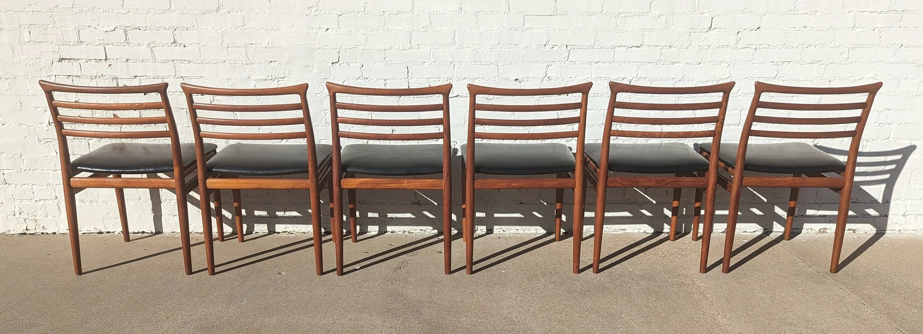 Mid Century Danish Modern Erling Torvits Dining Chairs