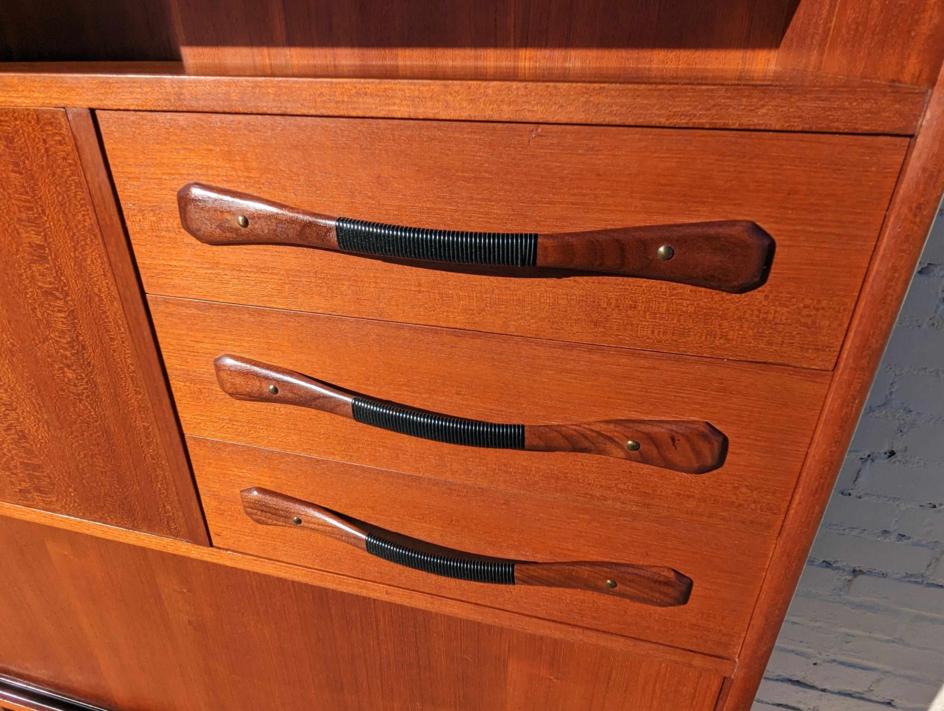 Mid Century Italian Modern Teak Dresser