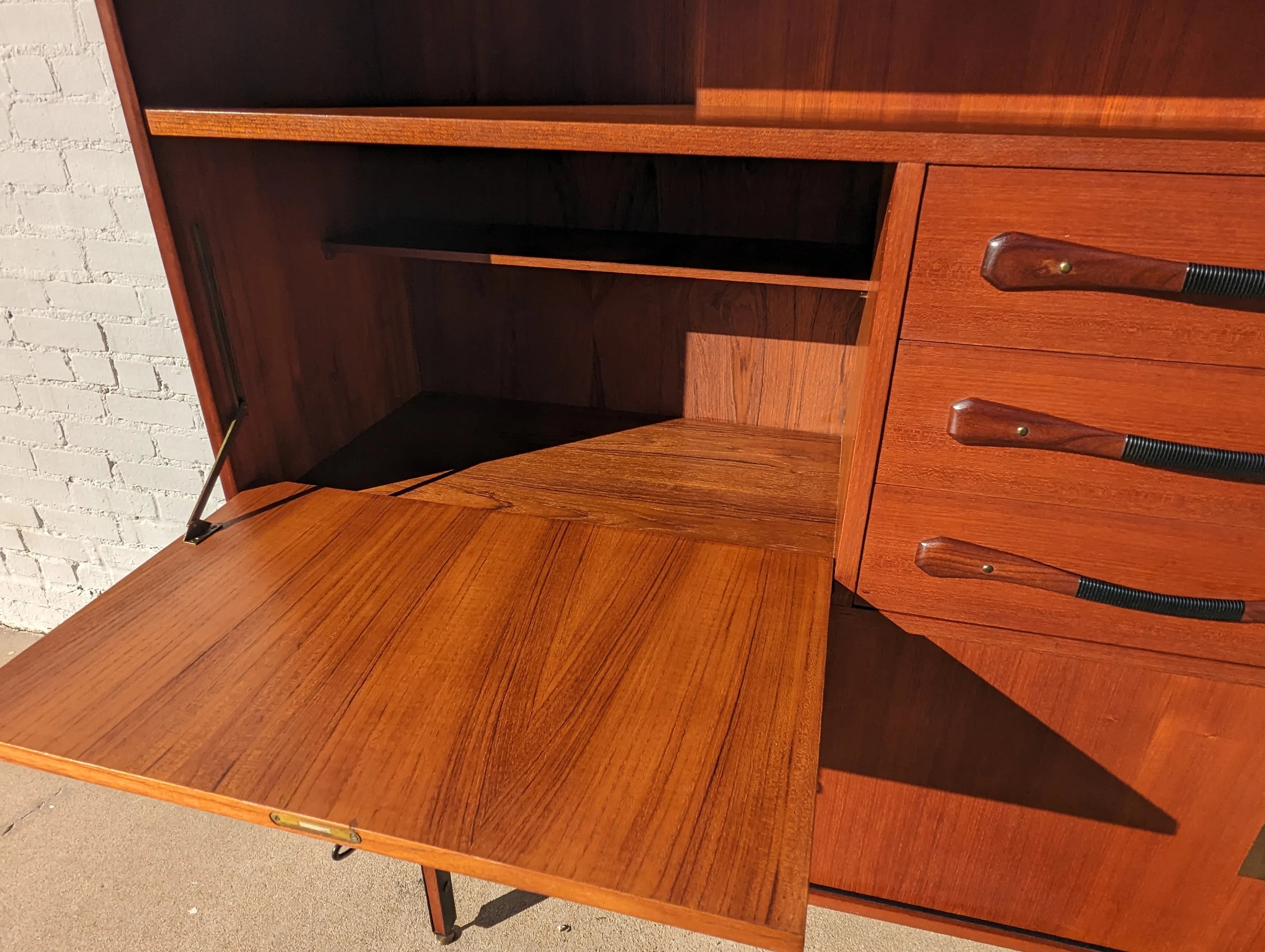 Mid Century Italian Modern Teak Dresser