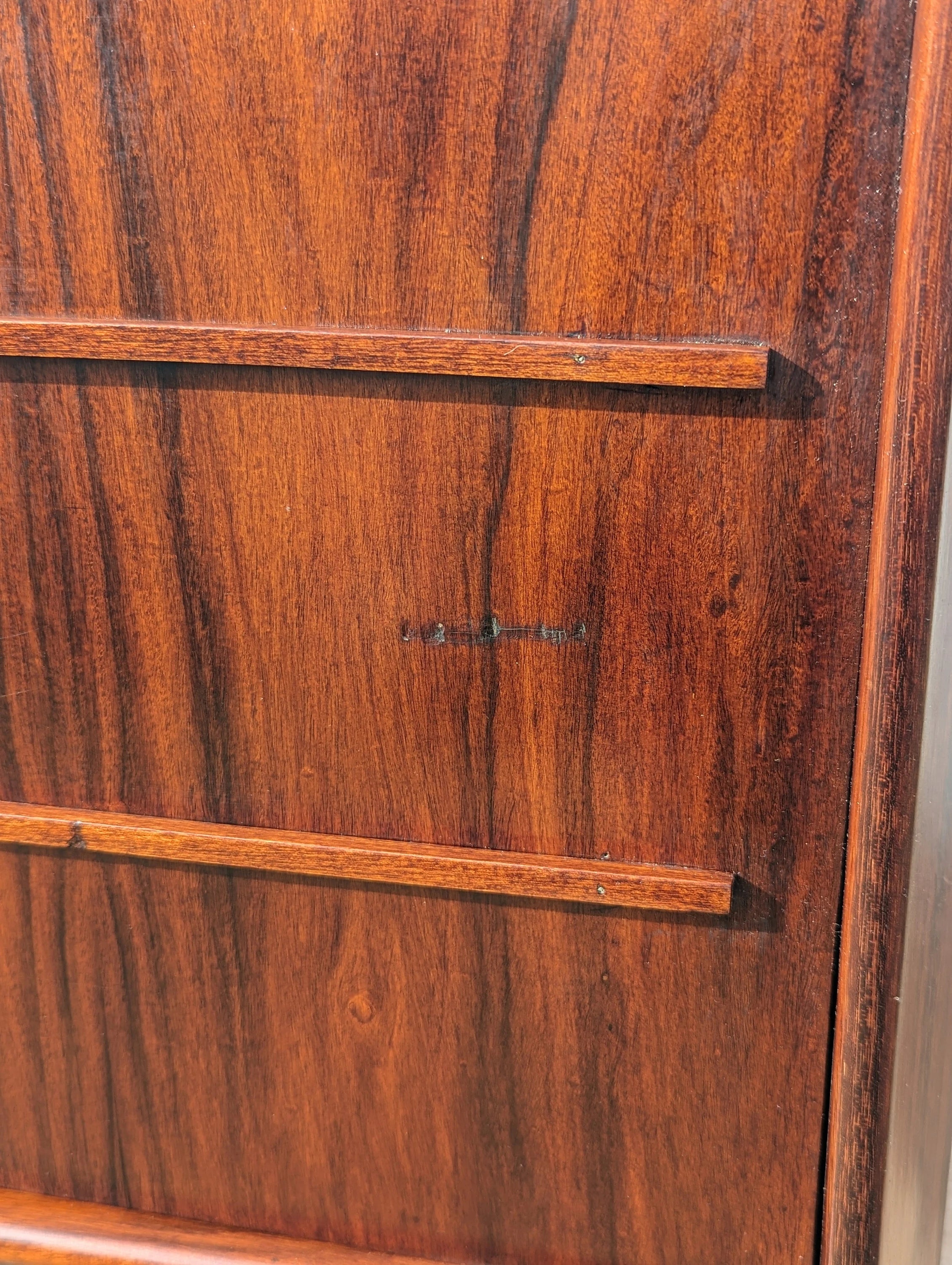 Mid Century Italian Modern Rosewood Cabinet