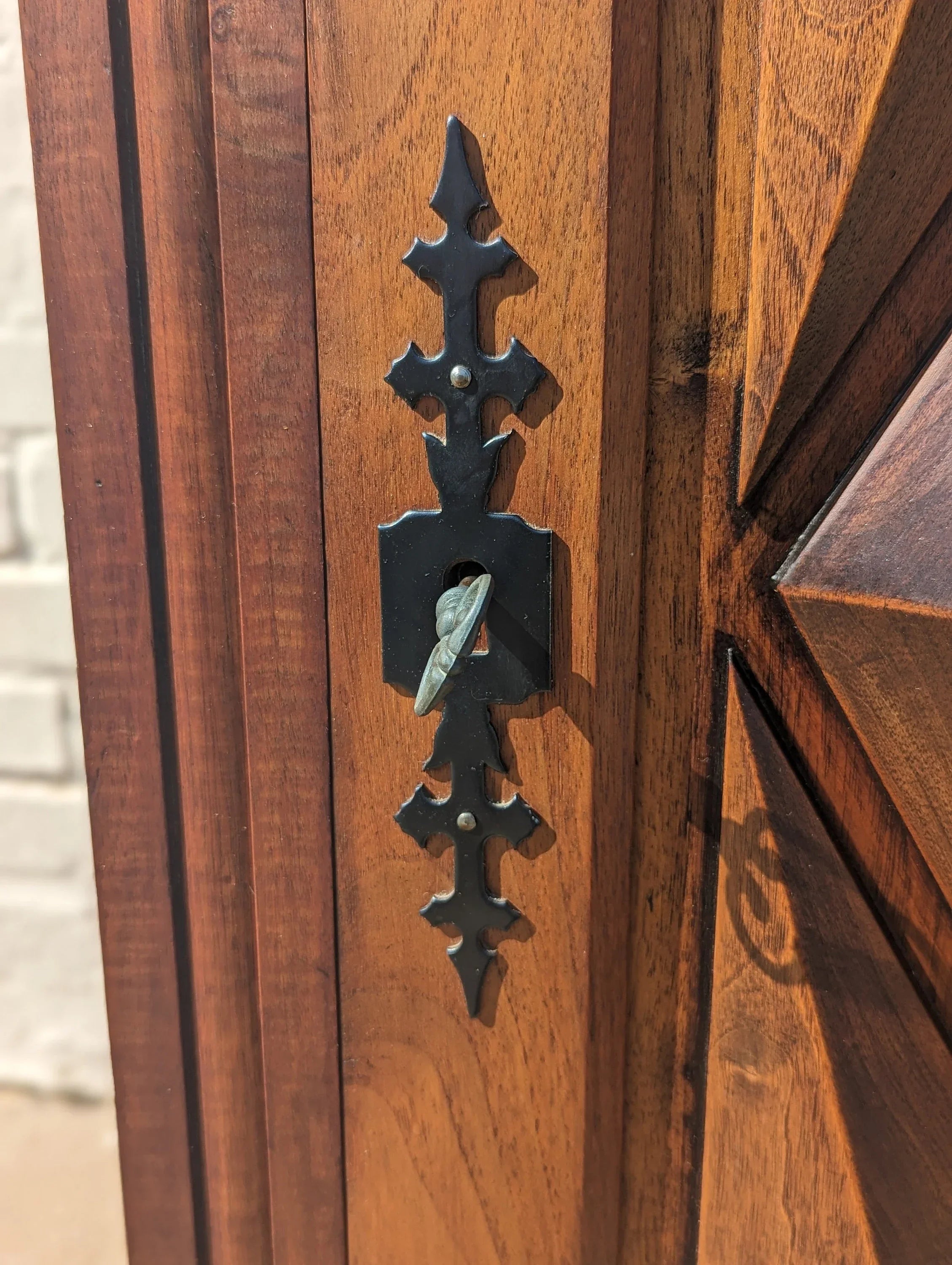 French Carved Oak Preserves Cabinet
