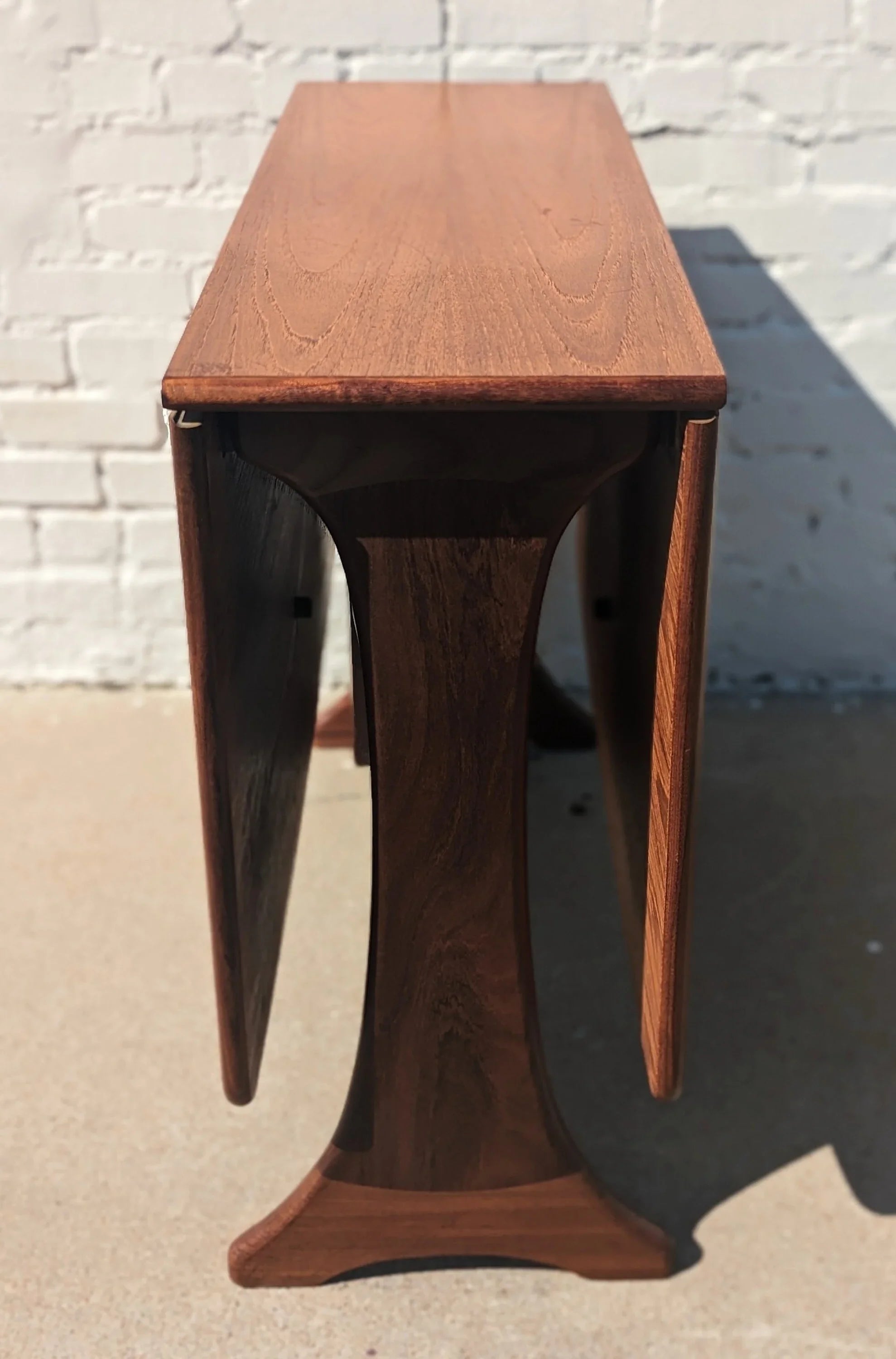 Mid Century Modern G Plan Drop Leaf Dining Table