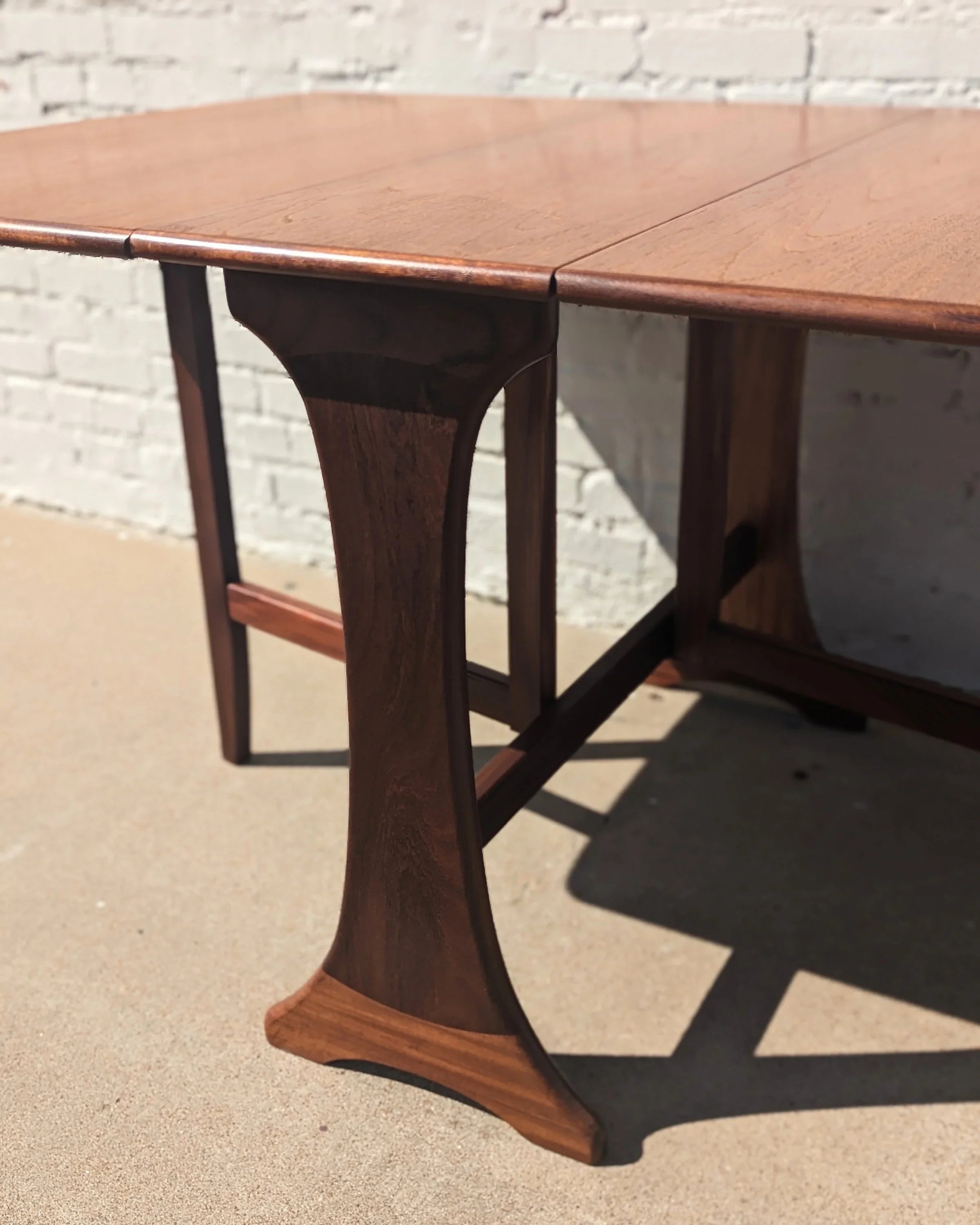 Mid Century Modern G Plan Drop Leaf Dining Table