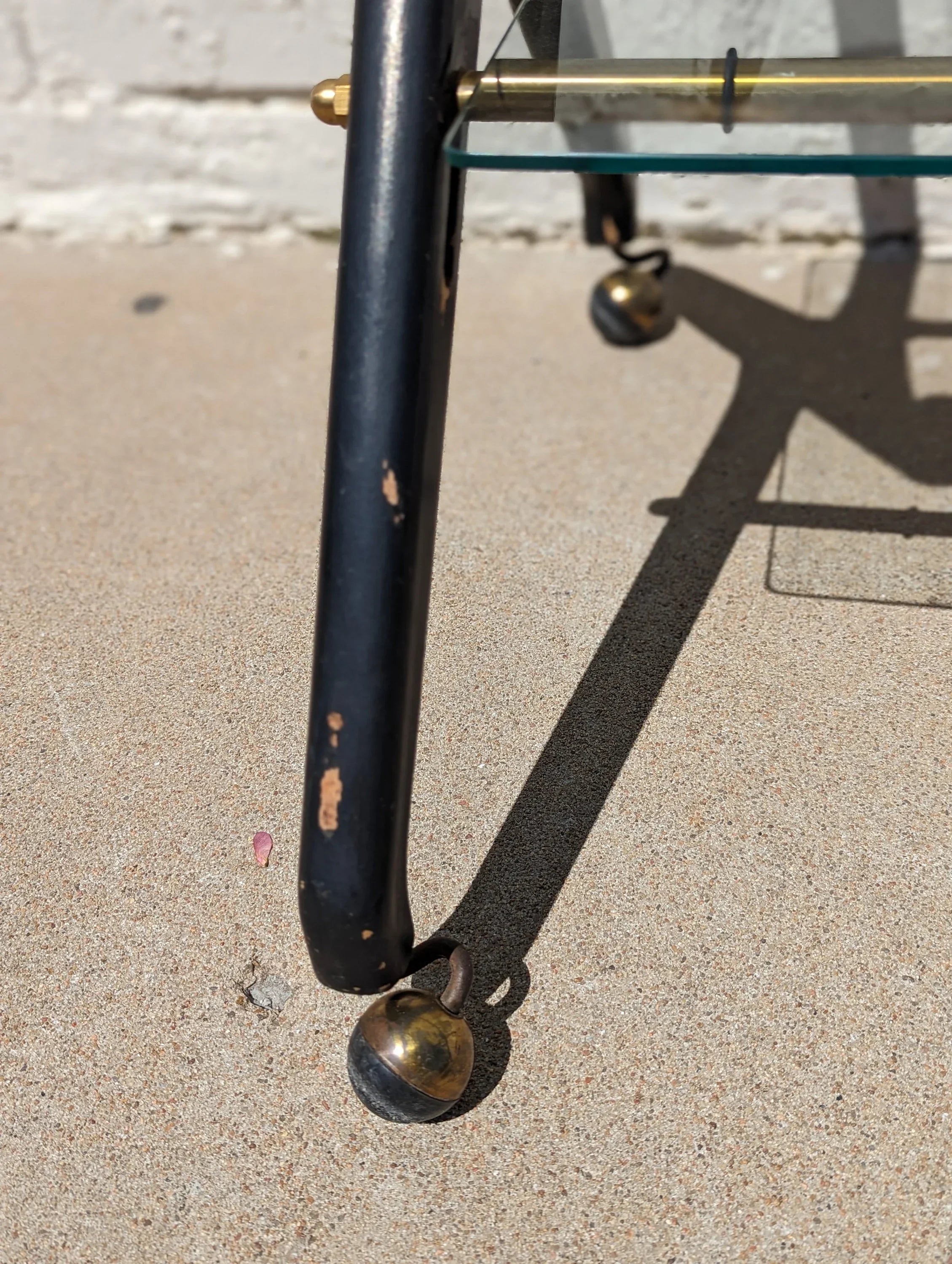 Mid Century French Modern Rolling Barcart
