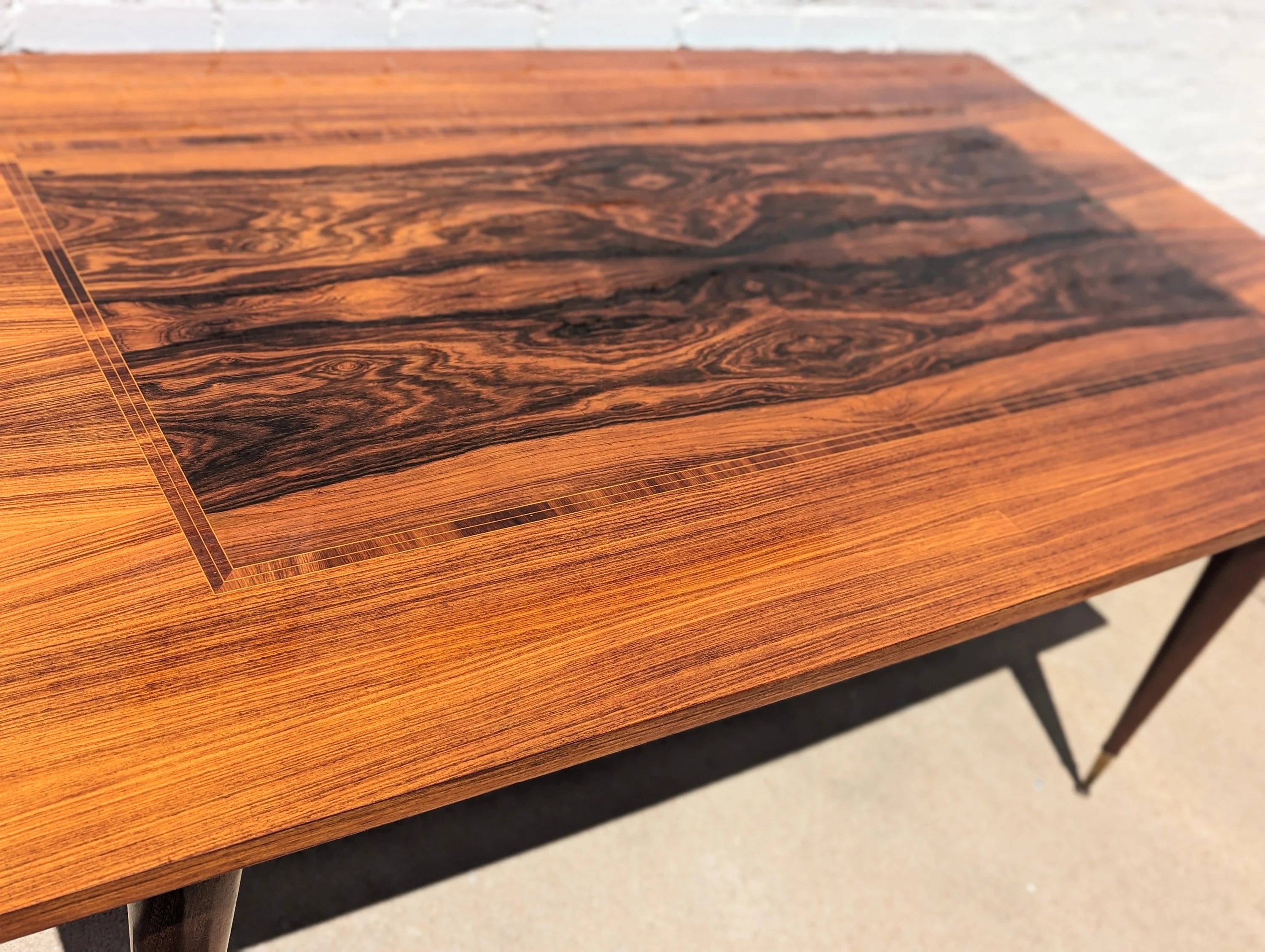 Mid-Century French Modern Lacquered Dining Table