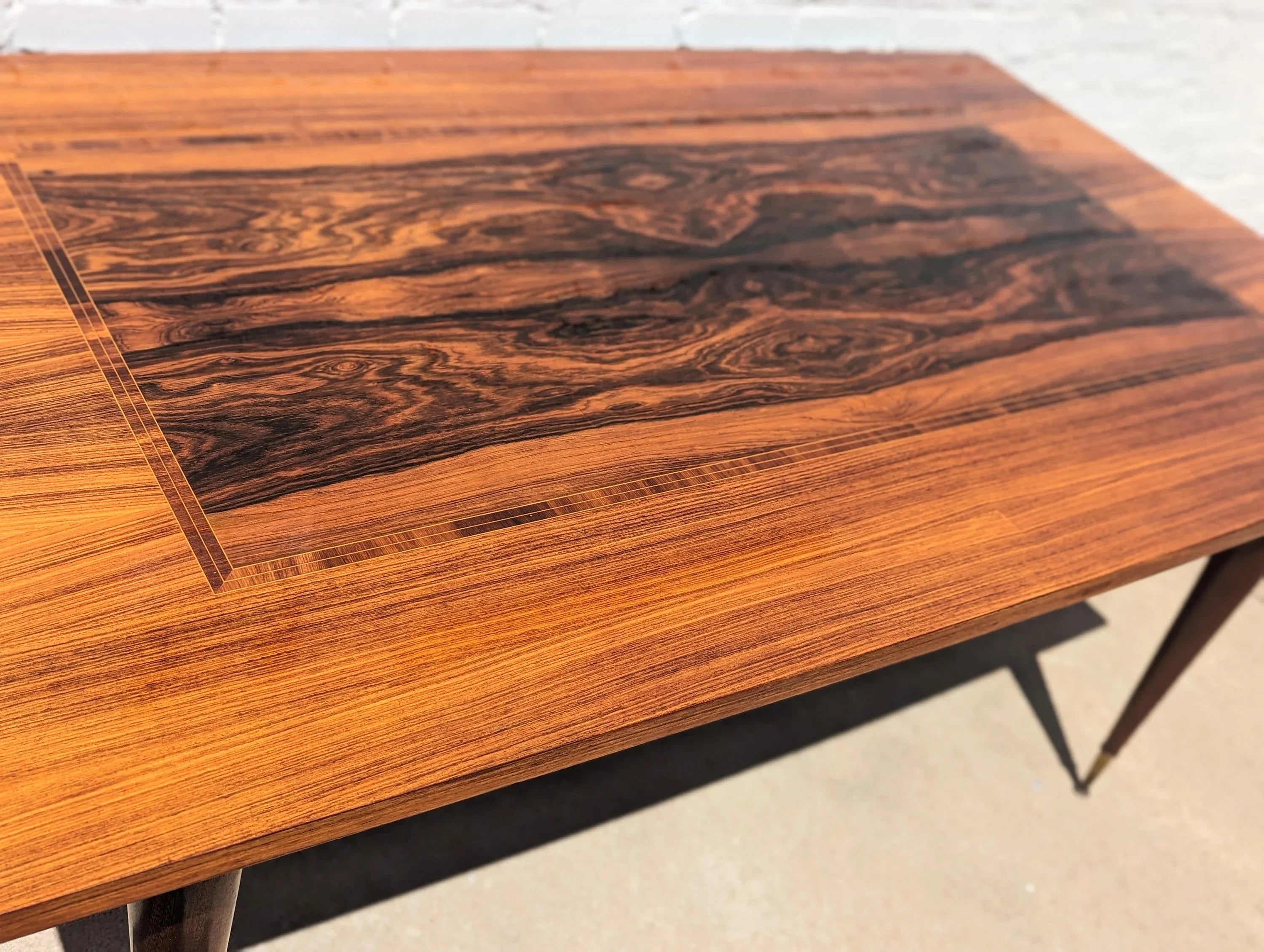 Mid-Century French Modern Lacquered Dining Table