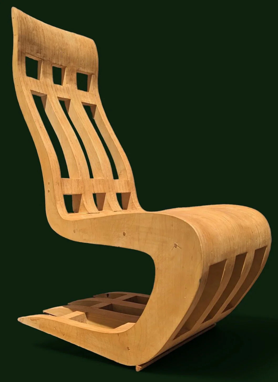 Mid Century Modern Style Custom Built Bentwood Chair