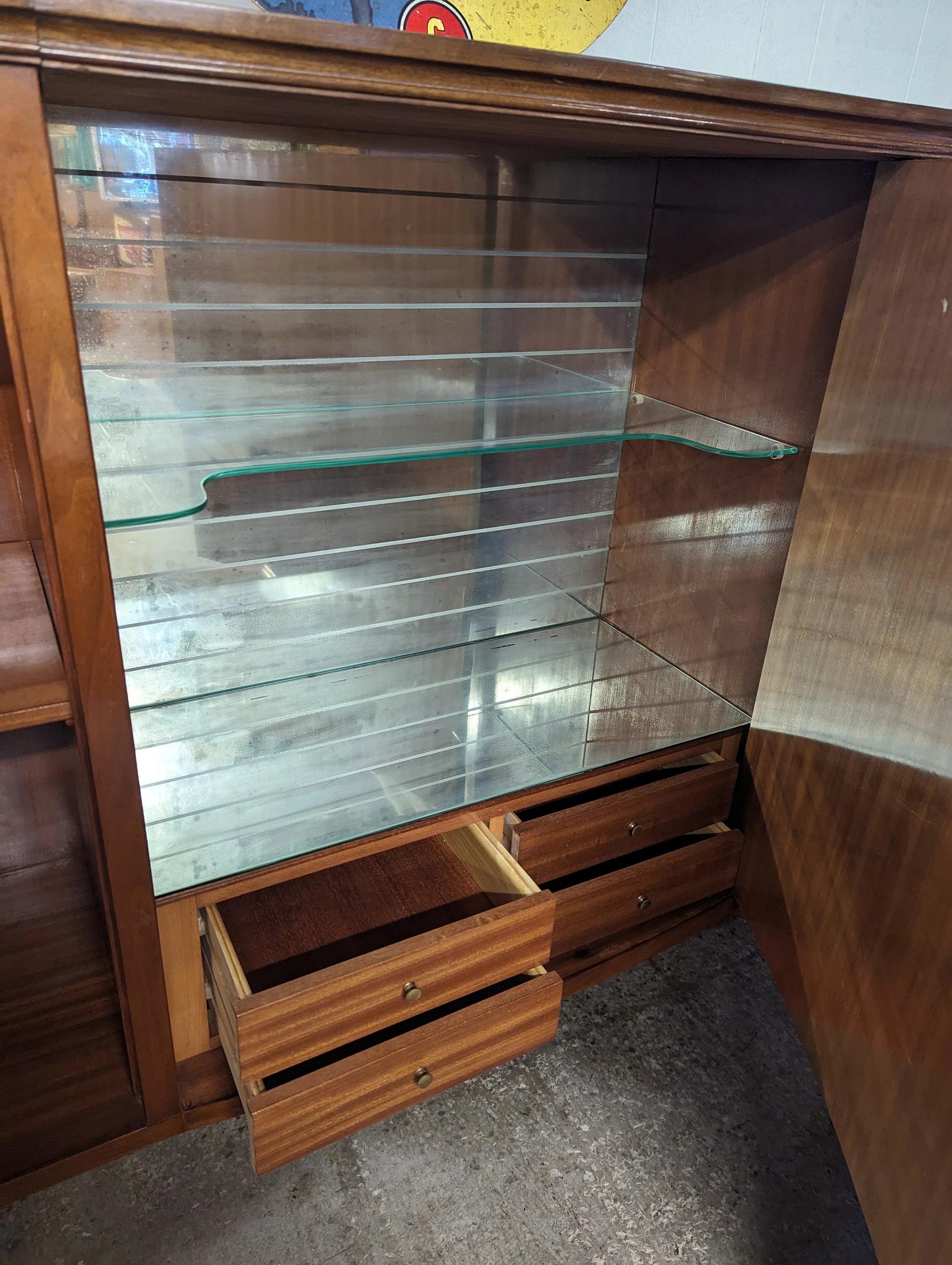 Mid Century Modern Italian Sideboard Attributed to Paolo Buffa