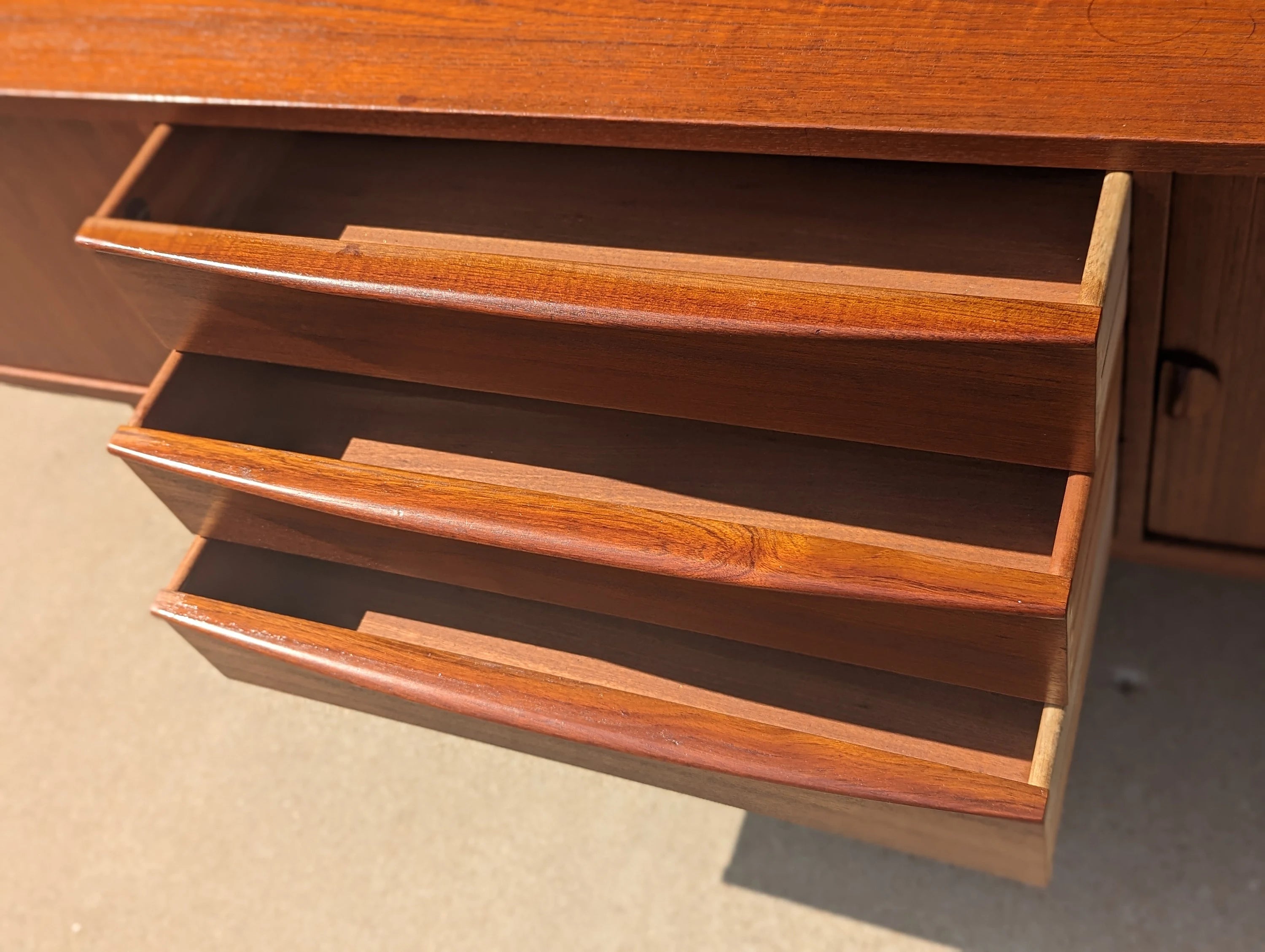 Mid Century Danish Modern Teak Cabinet by Kofod Larsen
