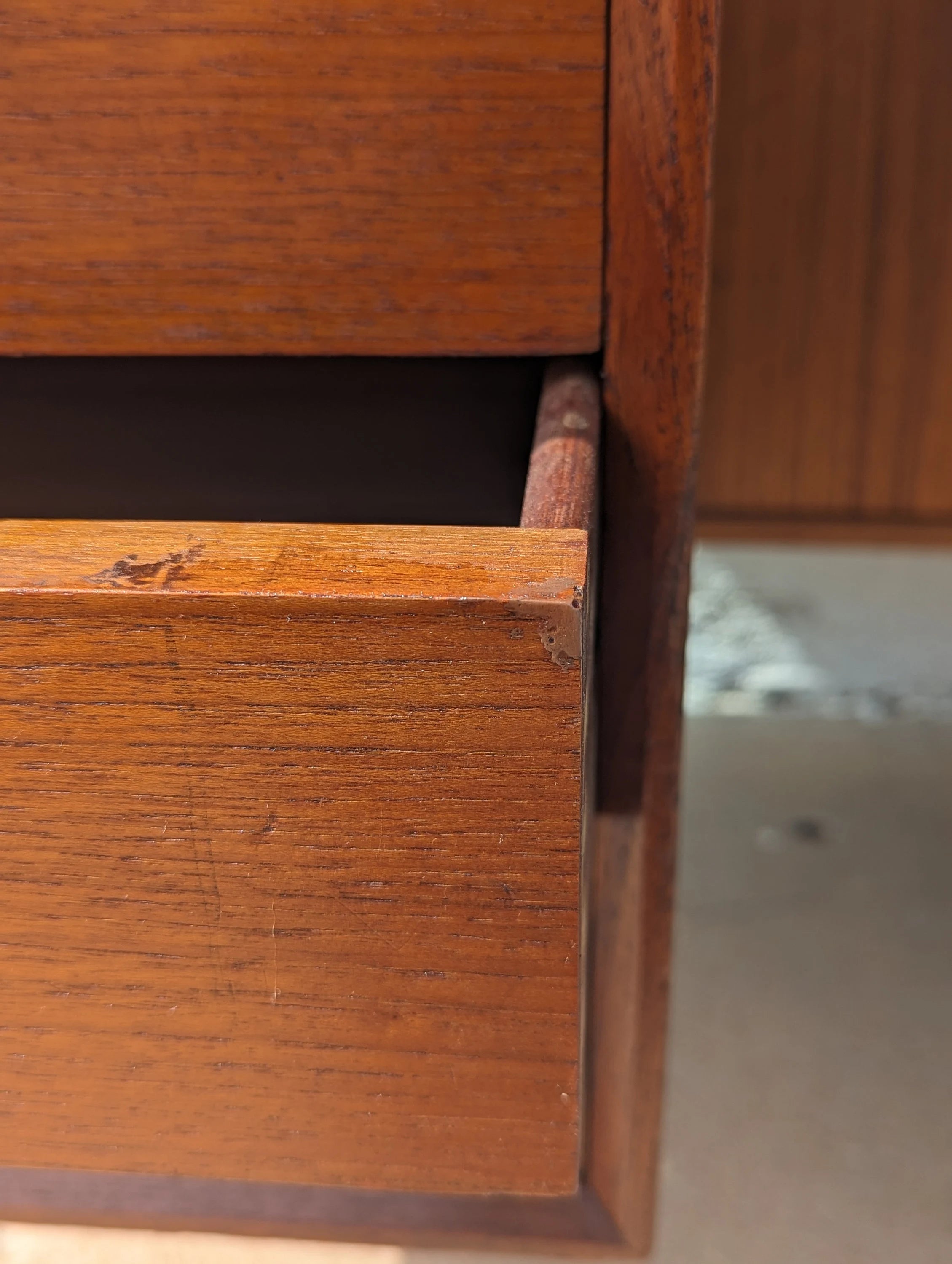 Mid Century Danish Modern Teak Desk