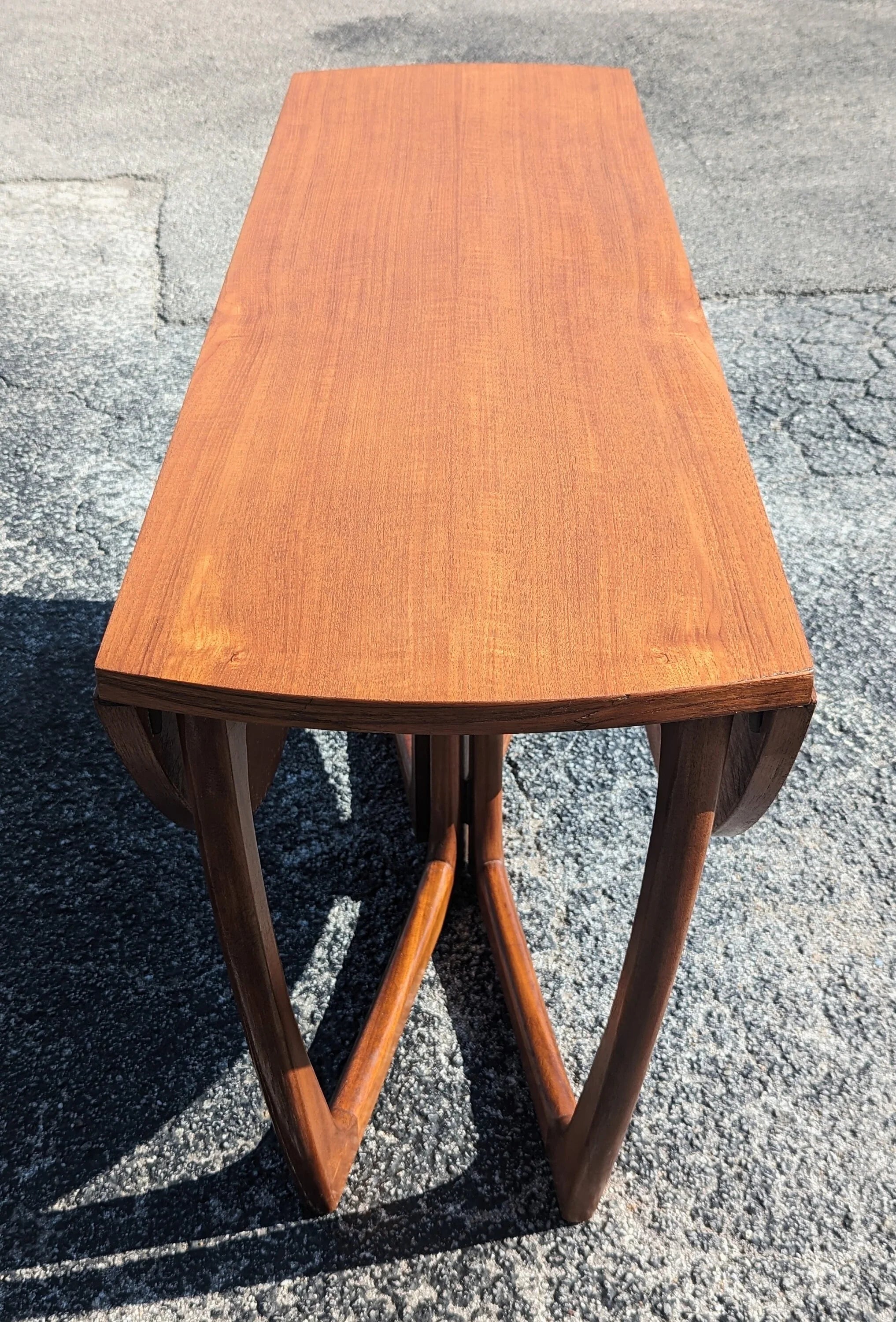 Mid Century Modern Beithcraft Gateleg Dining Table