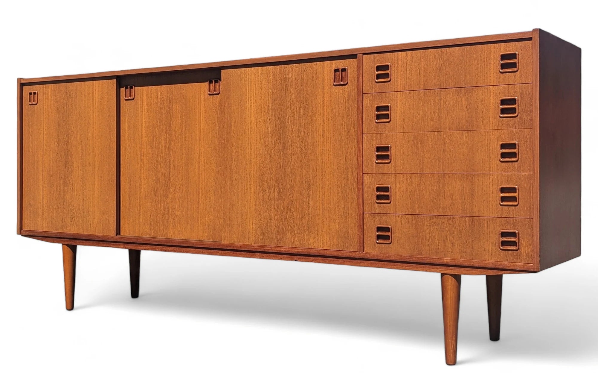 Mid Century Danish Modern Teak Credenza