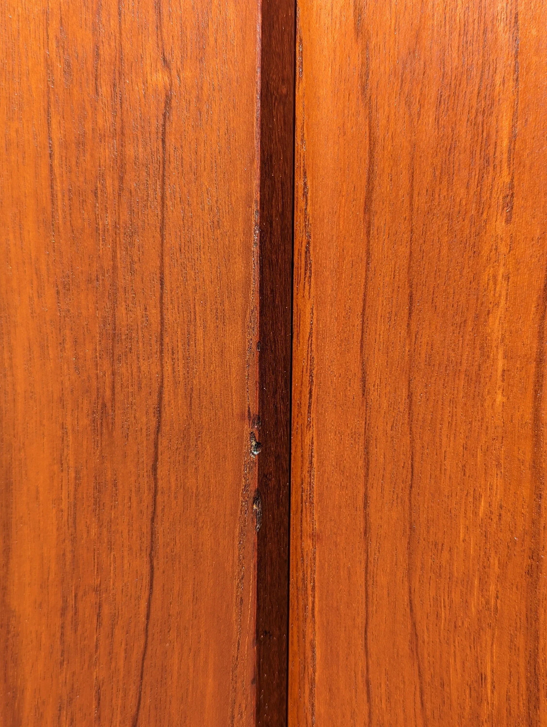 Mid Century Modern Danish Modern Teak Credenza In the Manner of Arne Vodder