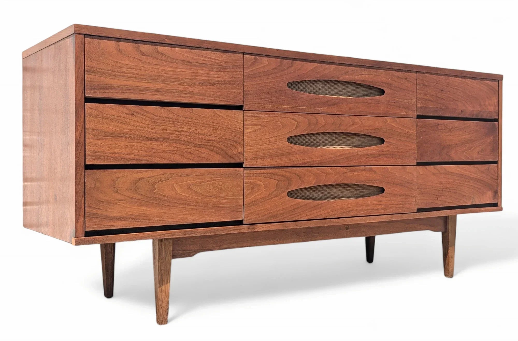 Mid Century Modern Real McCoy Walnut Dresser