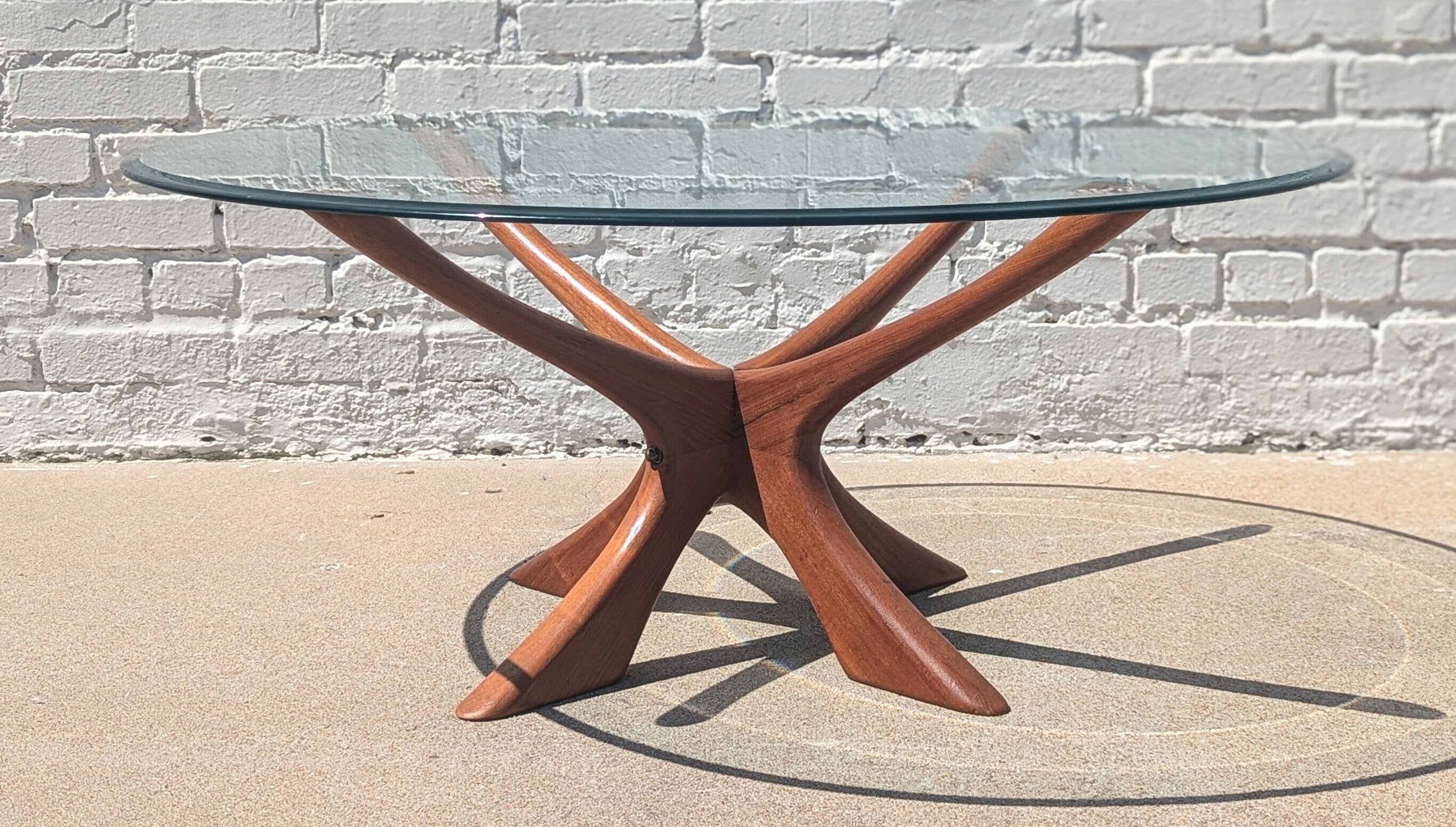 Mid Century Danish Modern Illum Wikkelso Coffee Table