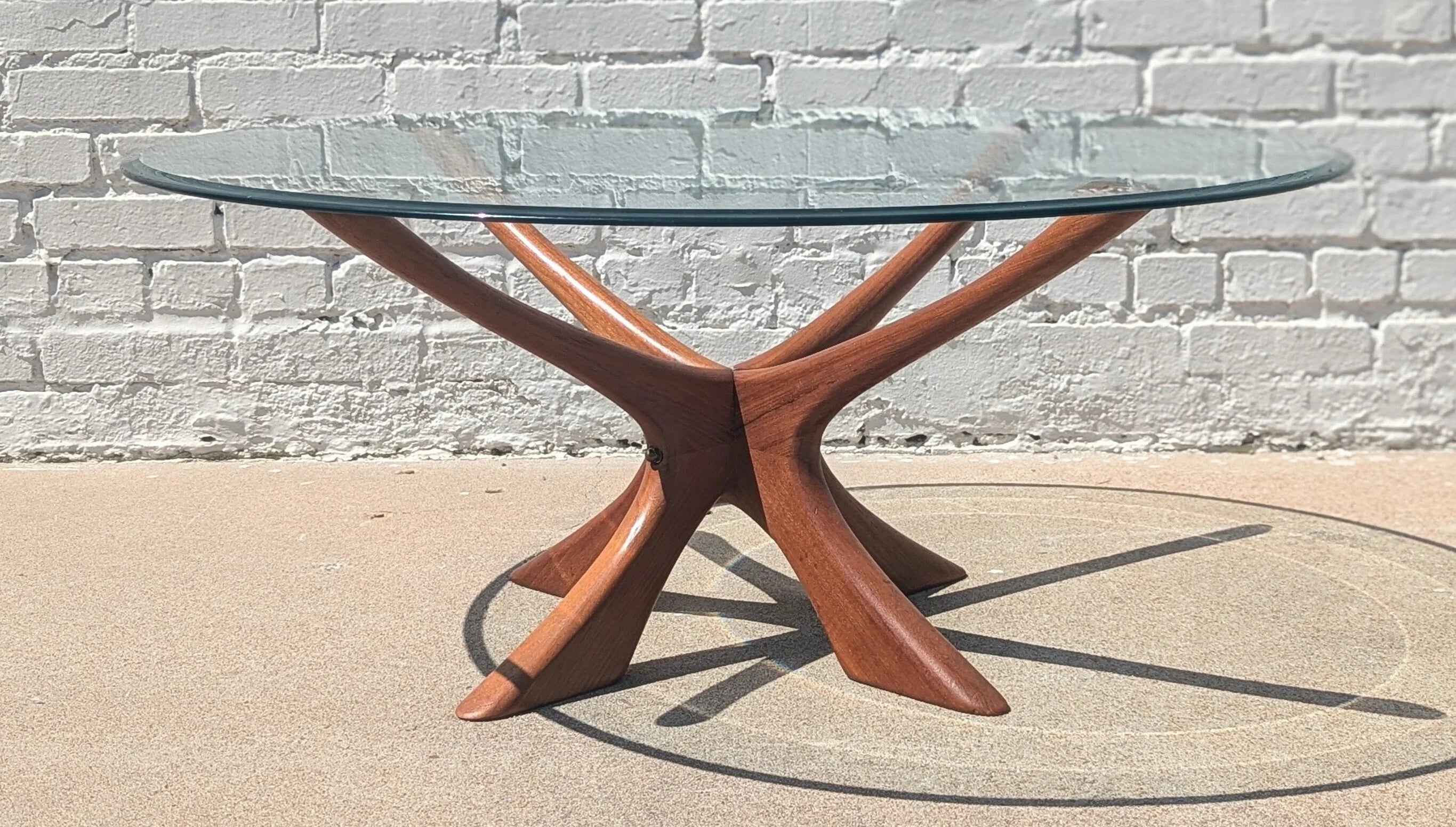 Mid Century Danish Modern Illum Wikkelso Coffee Table