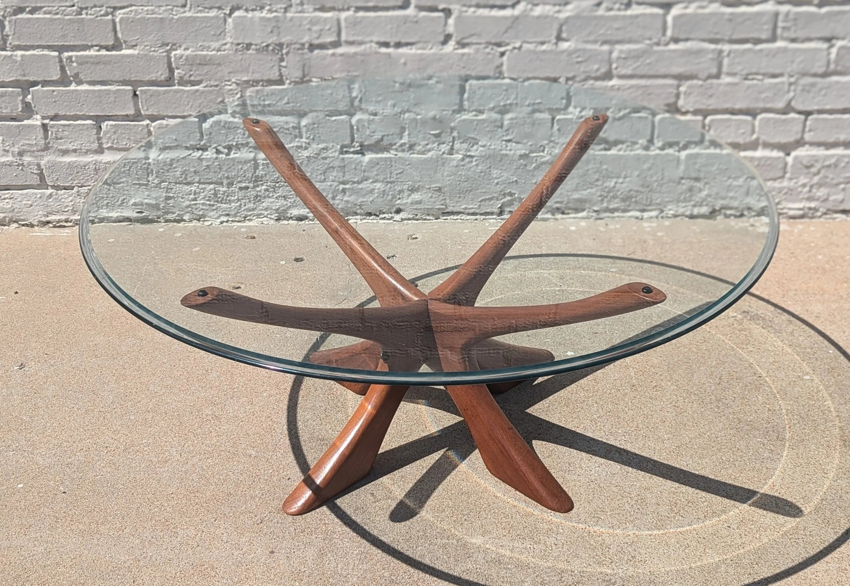 Mid Century Danish Modern Illum Wikkelso Coffee Table