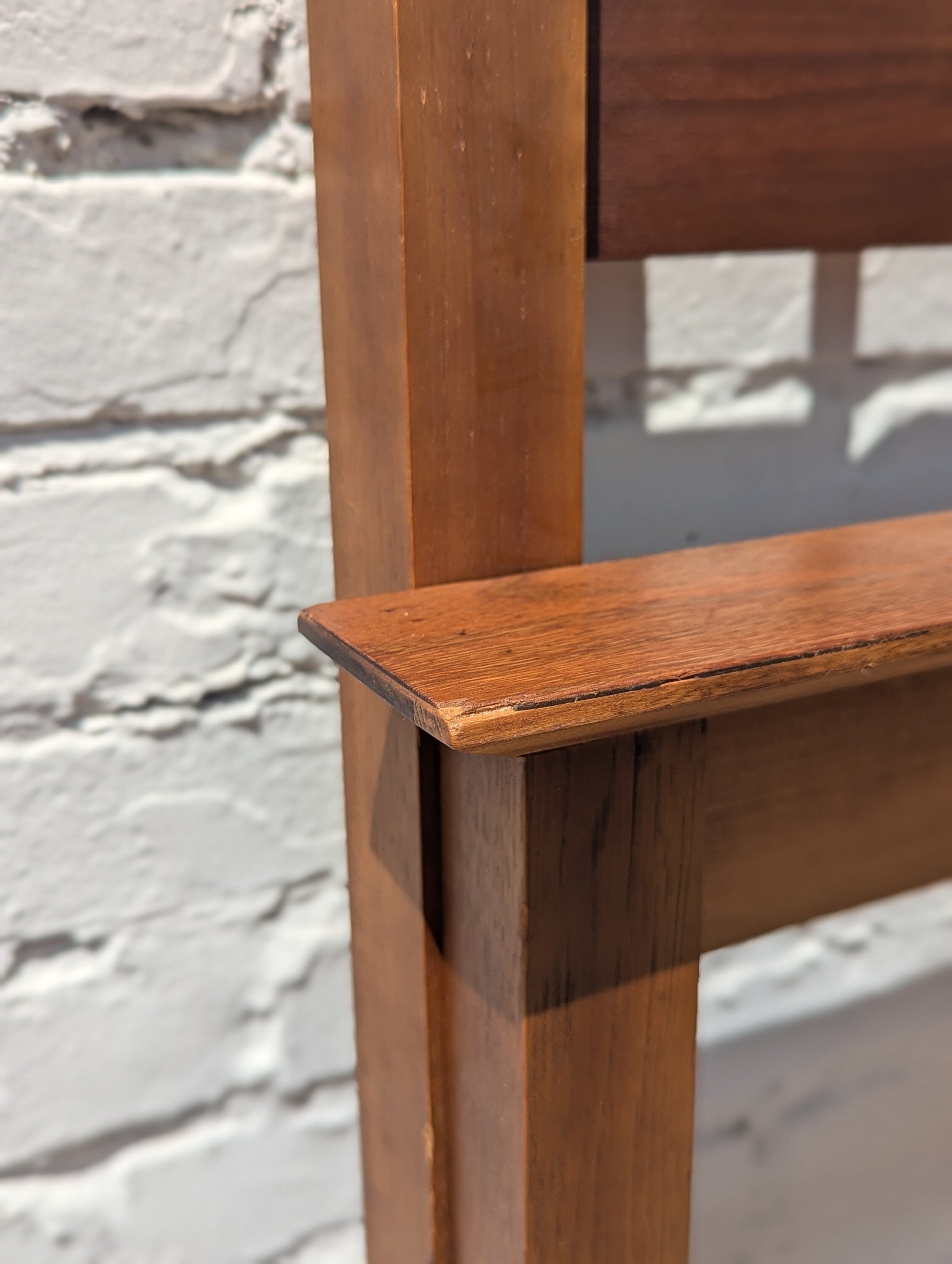Mid Century Modern Real McCoy Walnut Headboard