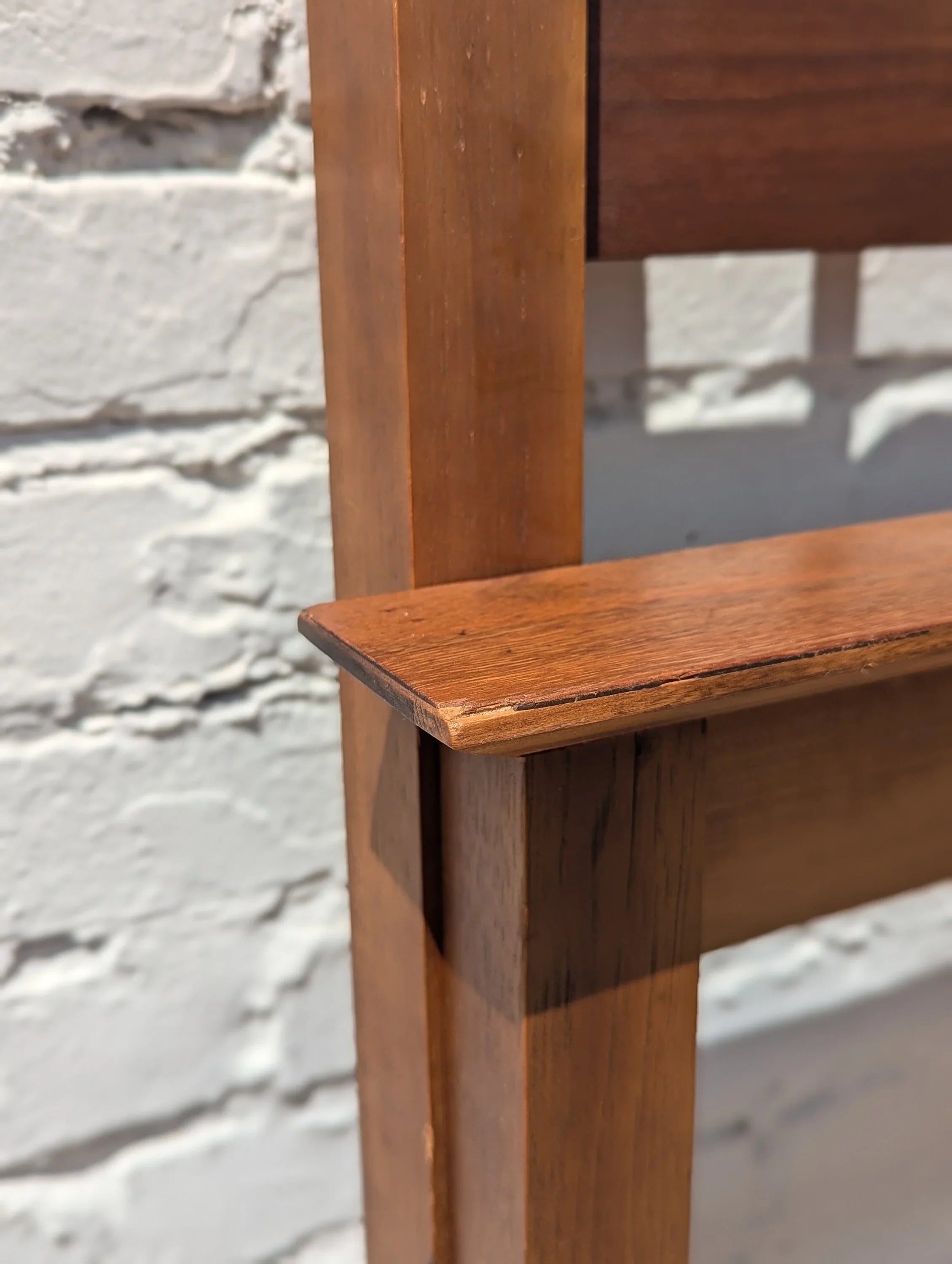 Mid Century Modern Real McCoy Walnut Headboard