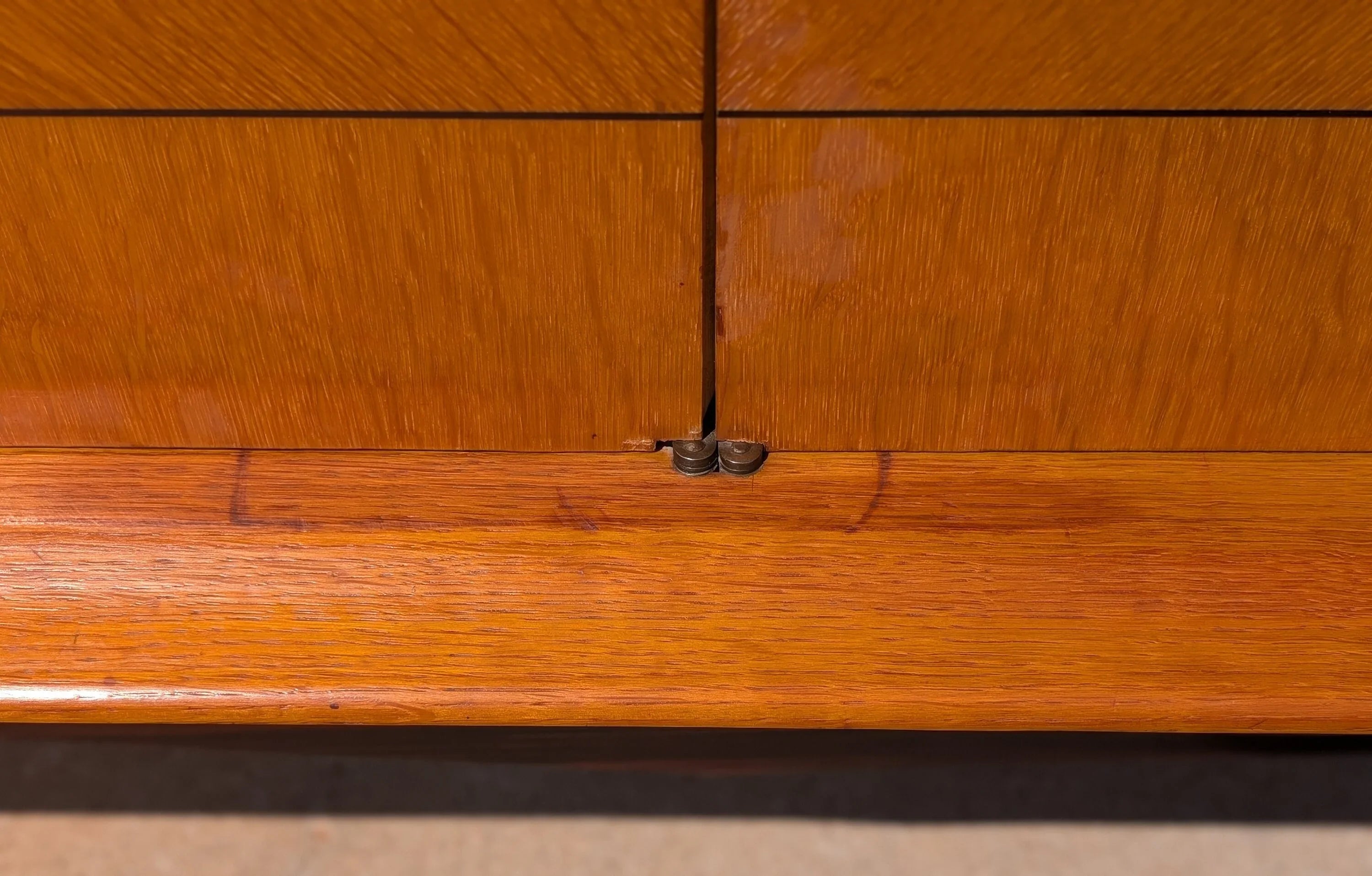 French Modern Lacquered Inlay Sideboard