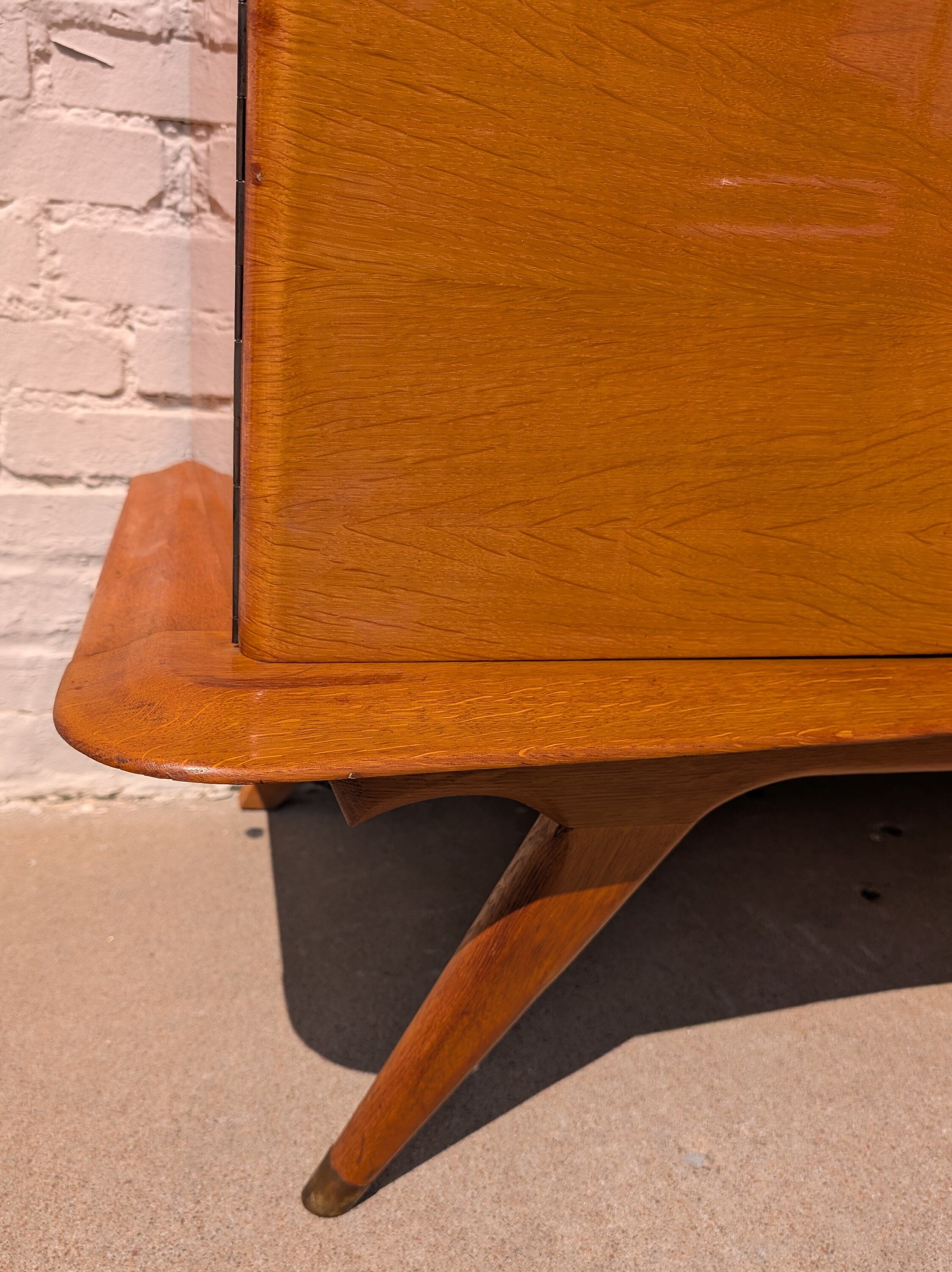 French Modern Lacquered Inlay Sideboard