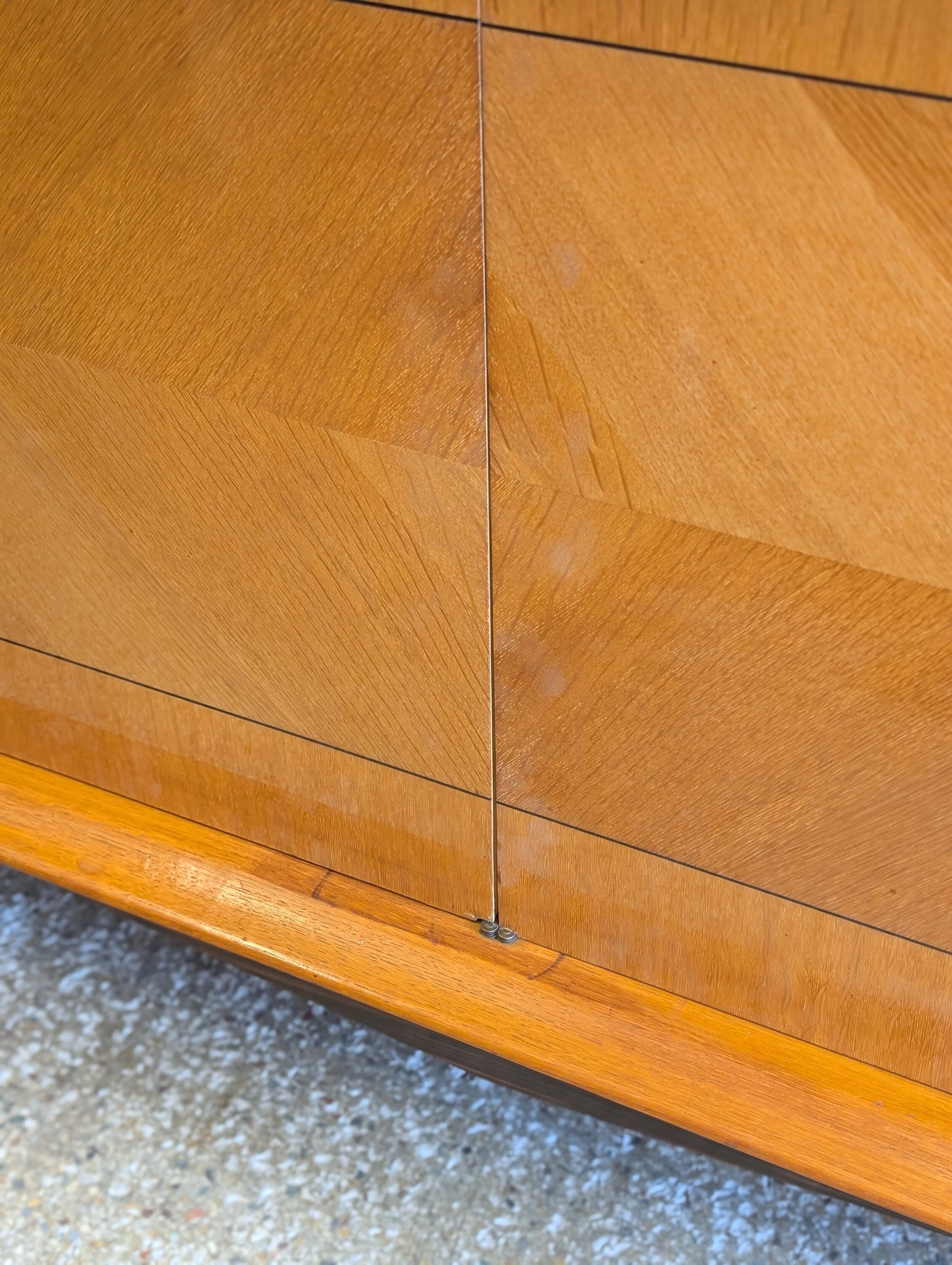 French Modern Lacquered Inlay Sideboard