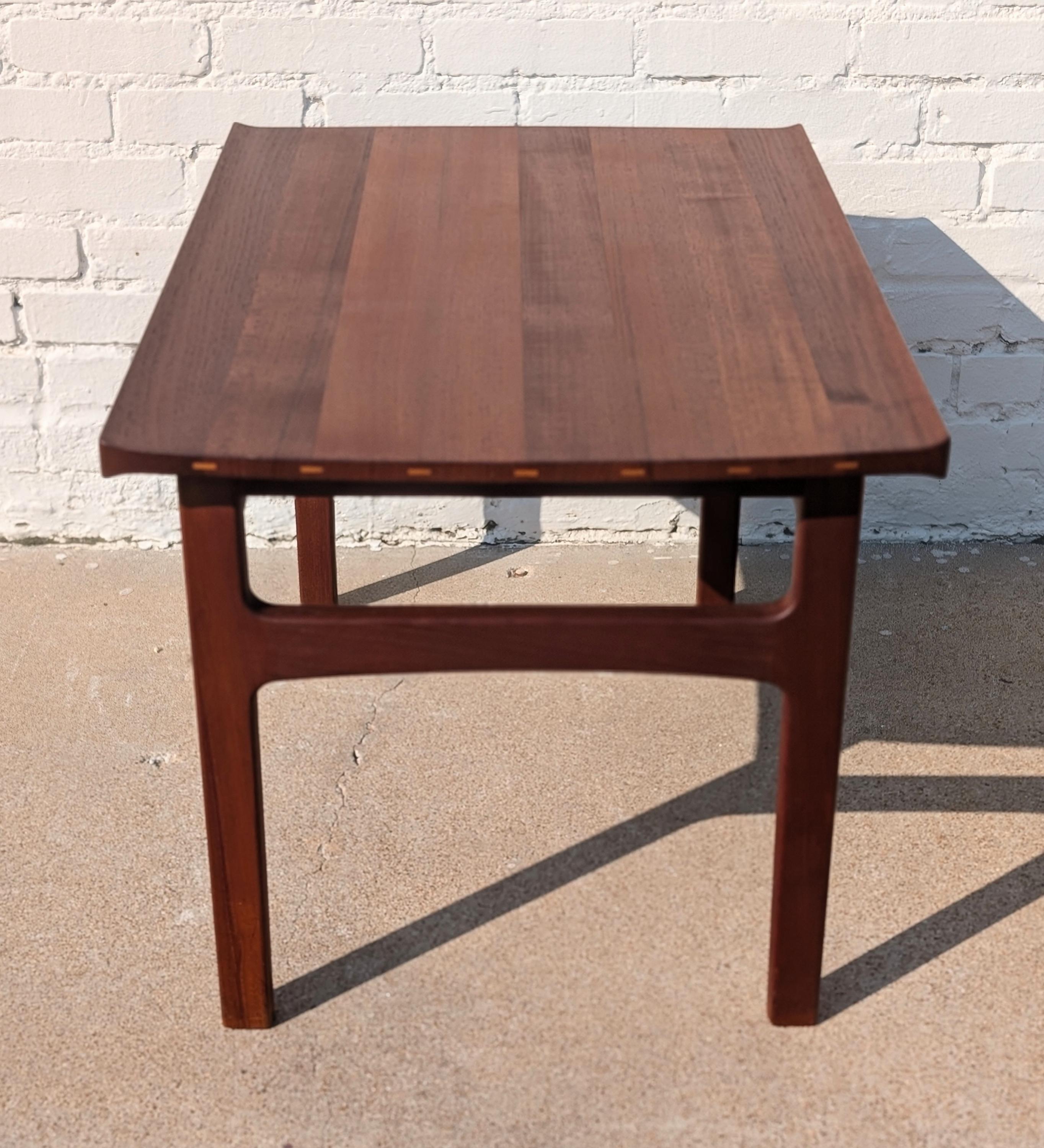 Mid Century Danish Modern Illums Bolighus Teak Side Table