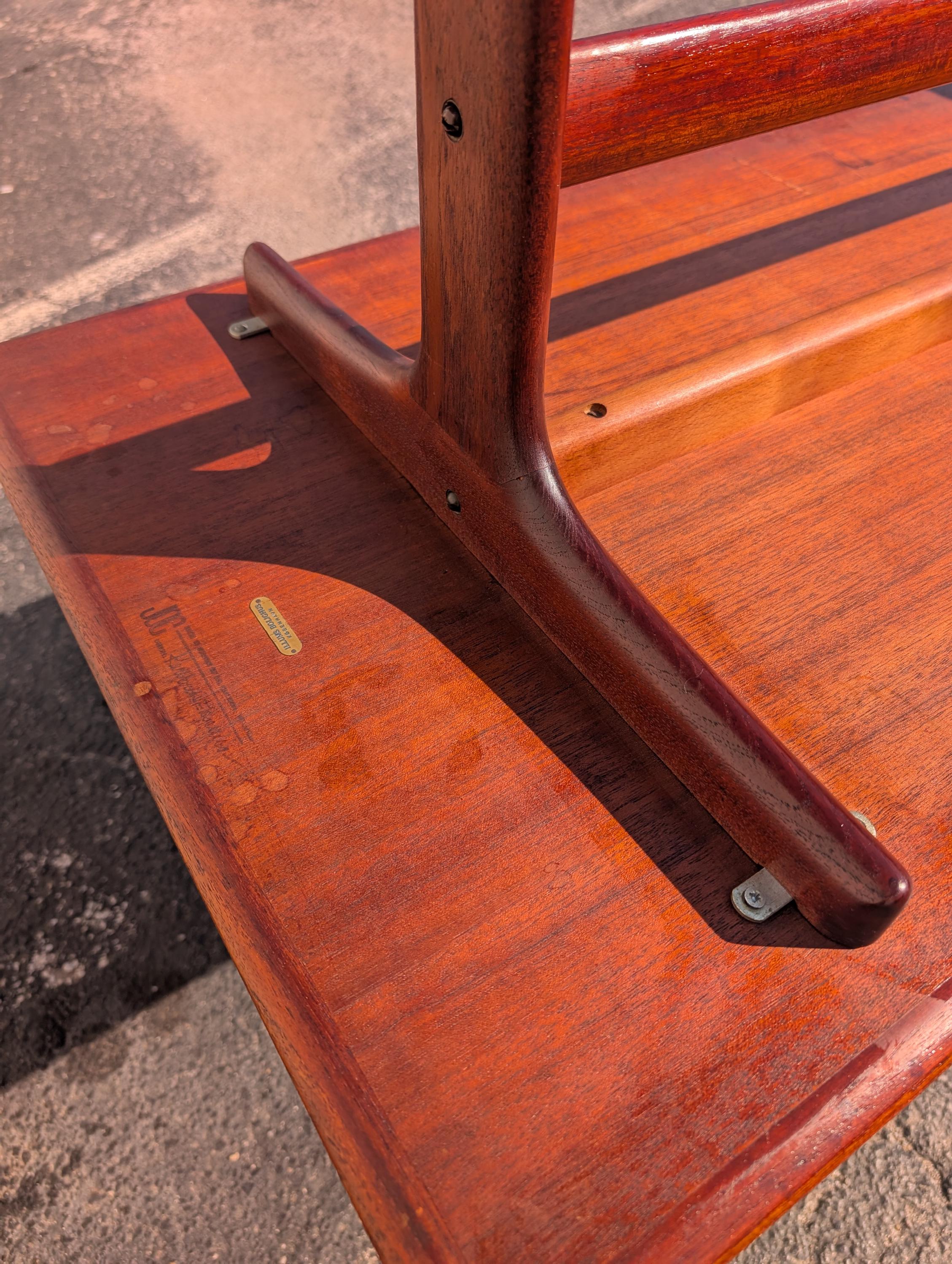 Mid Century Danish Modern Illums Bolighus Teak Coffee Table