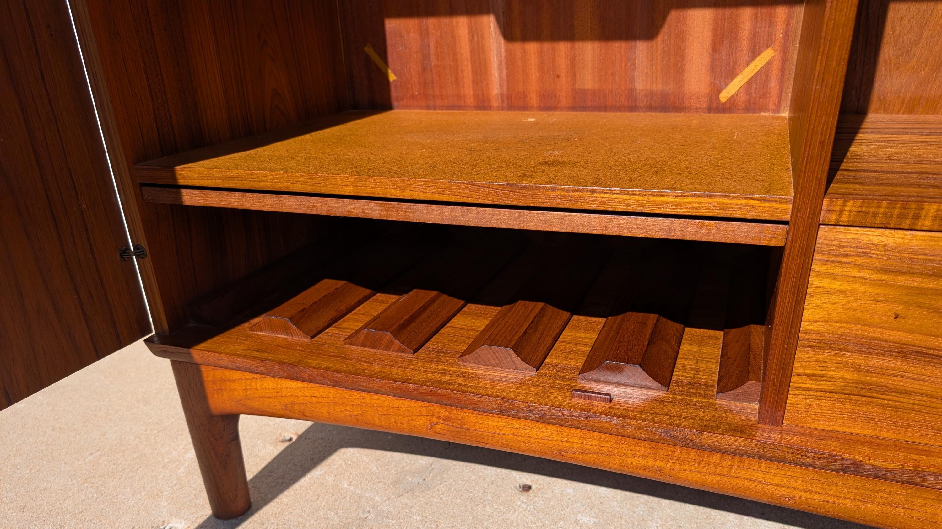 Mid Century Danish Modern Teak Cabinet by Dyrland