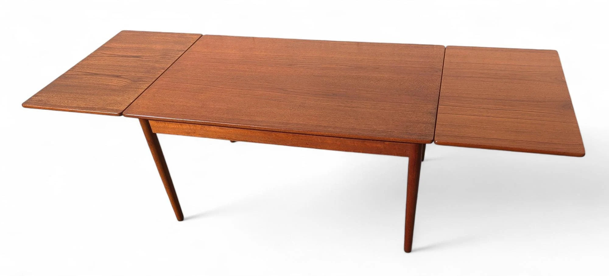 Mid Century Danish Modern Hans Wegner Teak Extendable Dining Table